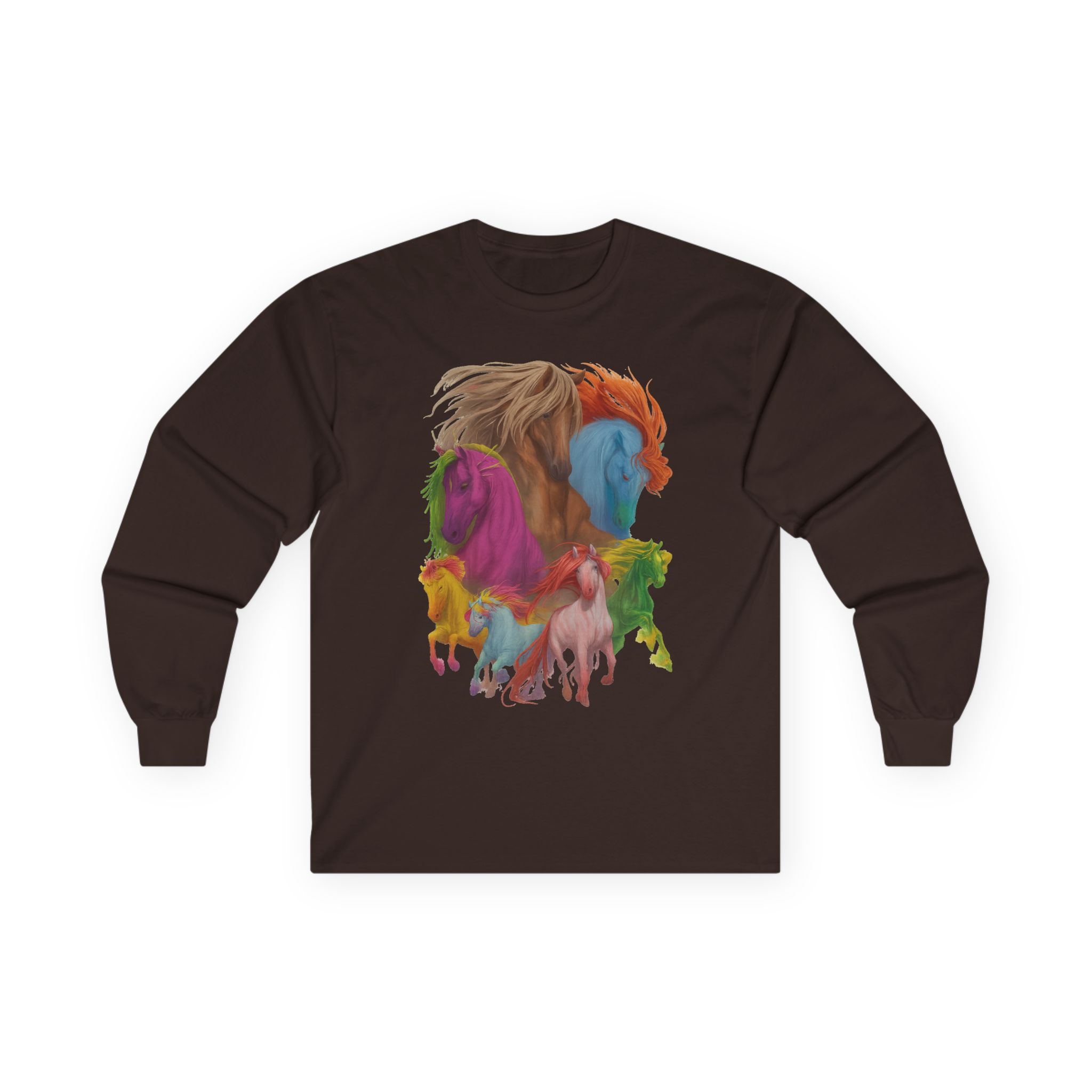 Dropout Dimension 20 The Seven Magic Horse Unisex Ultra Cotton Long Sleeve Tee - Image 5