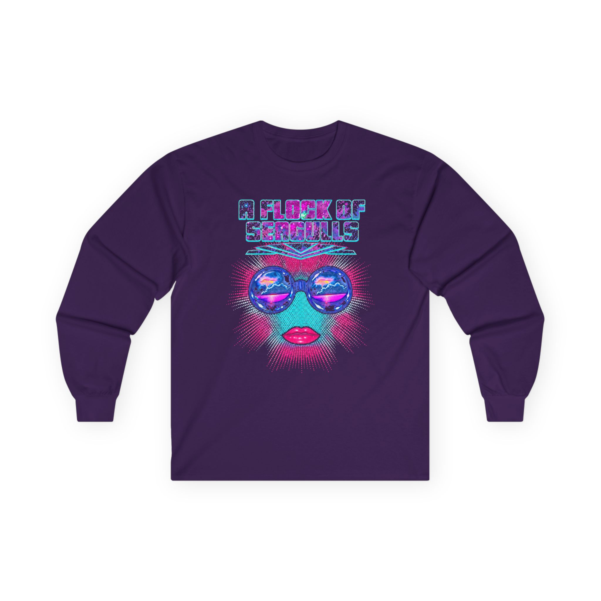 A Flock of Seagulls Galaxy Unisex Ultra Cotton Long Sleeve Tee - Image 9
