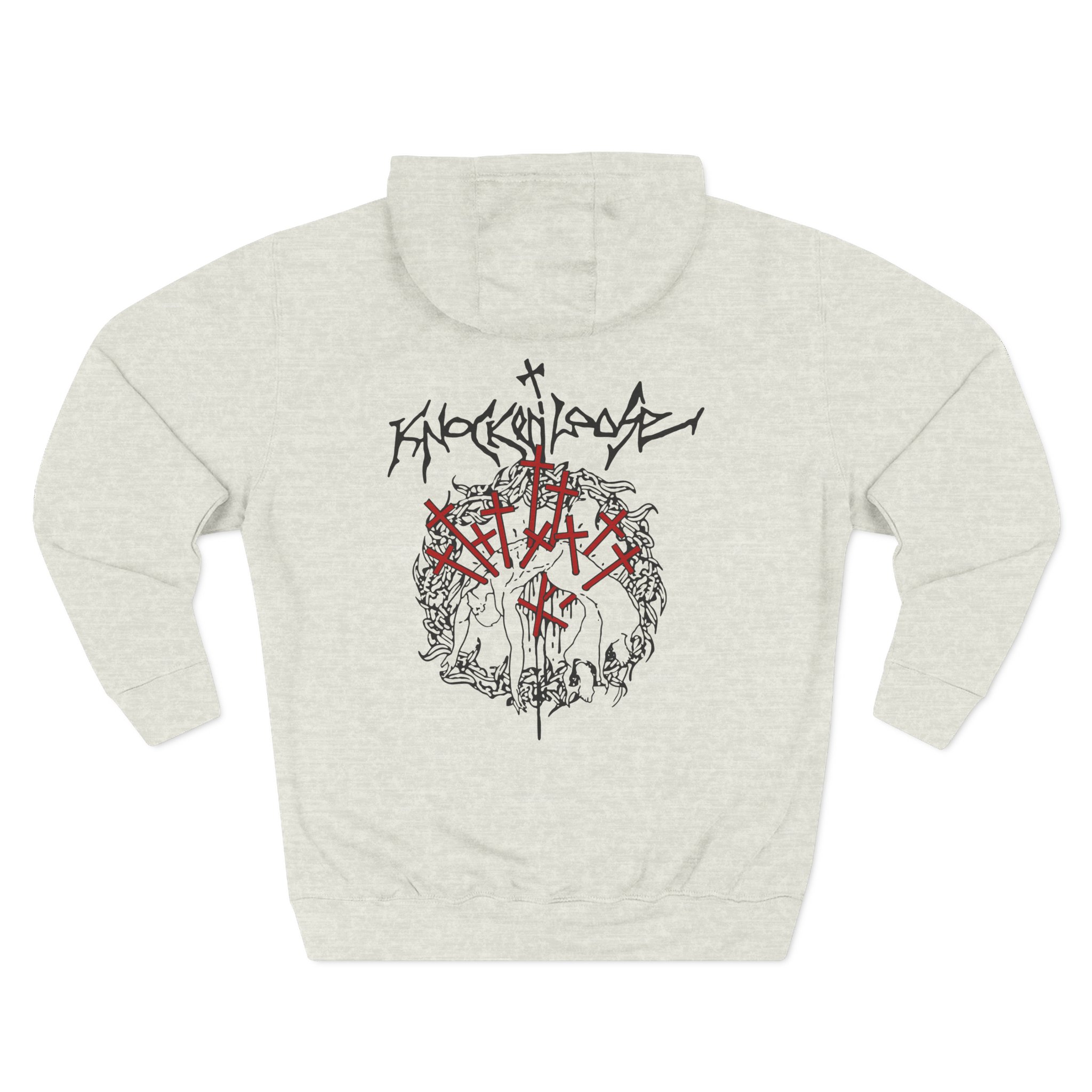 Knocked Loose Otak Ash Three-Panel Fleece Hoodie - Image 10