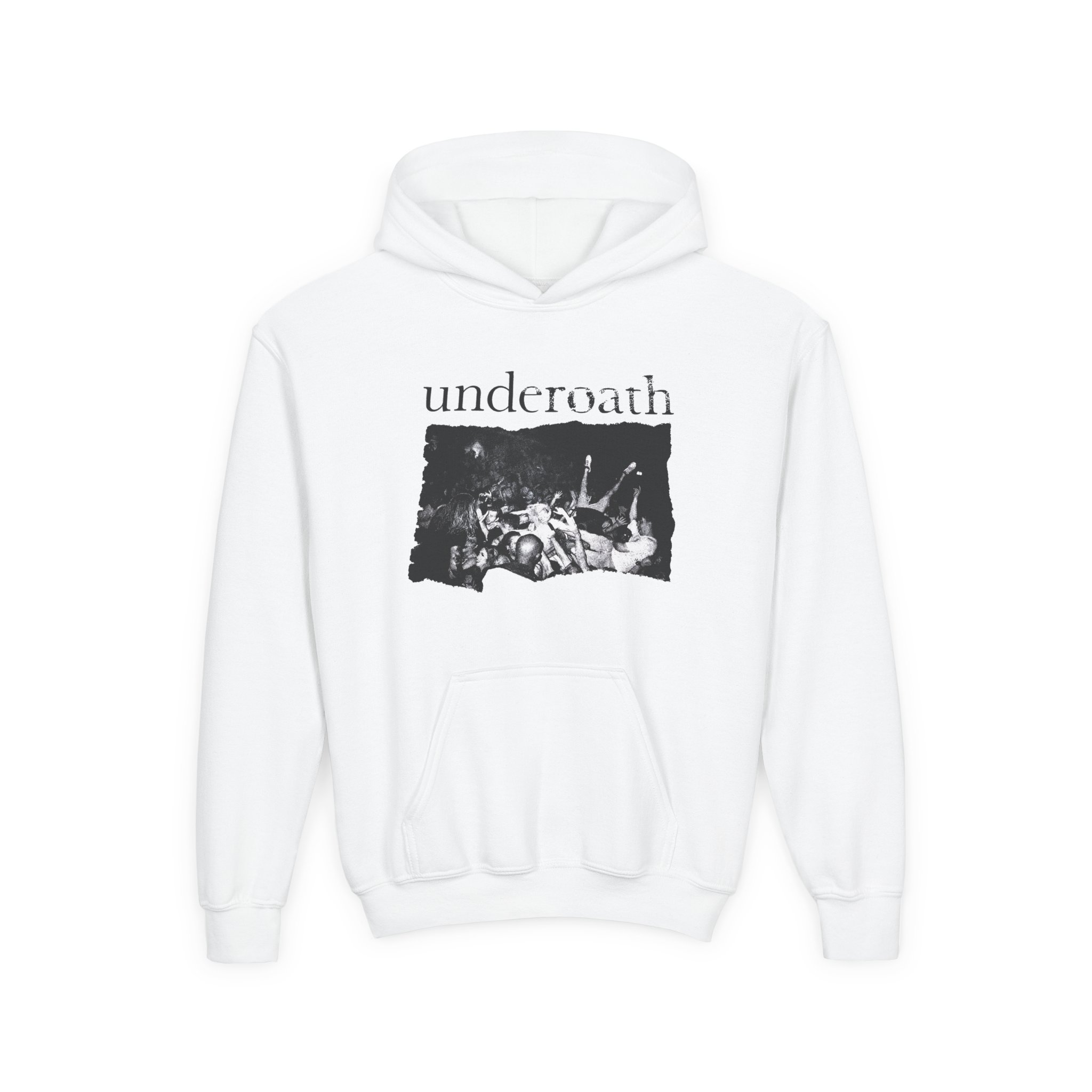 Underoath Generation TOCS Photo Tie Dye Youth Heavy Blend Hooded Sweatshirt