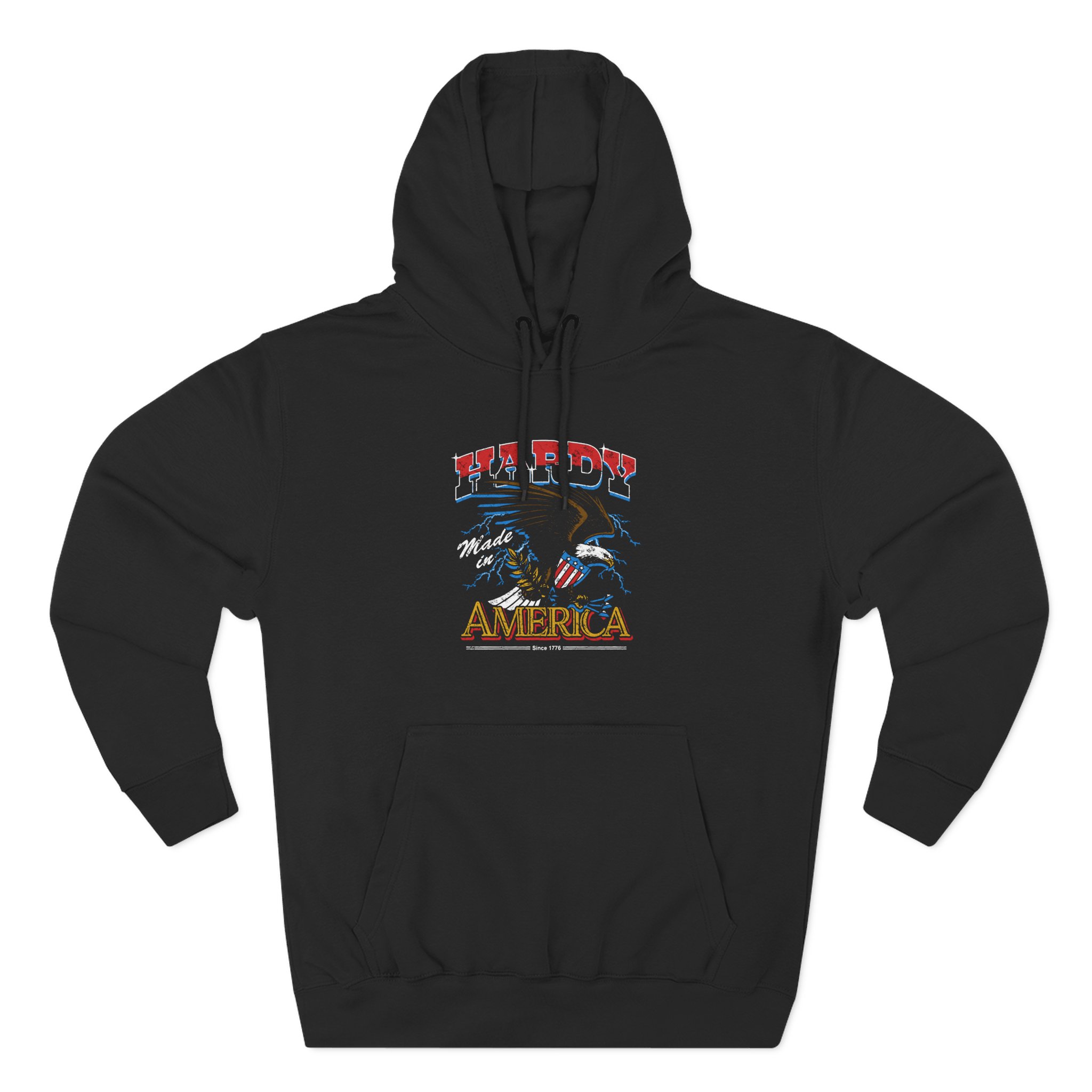 Hd Americana Three-Panel Fleece Hoodie