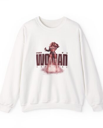 Mary J Blige Strength of a Woman Unisex Heavy Blend™ Crewneck Sweatshirt