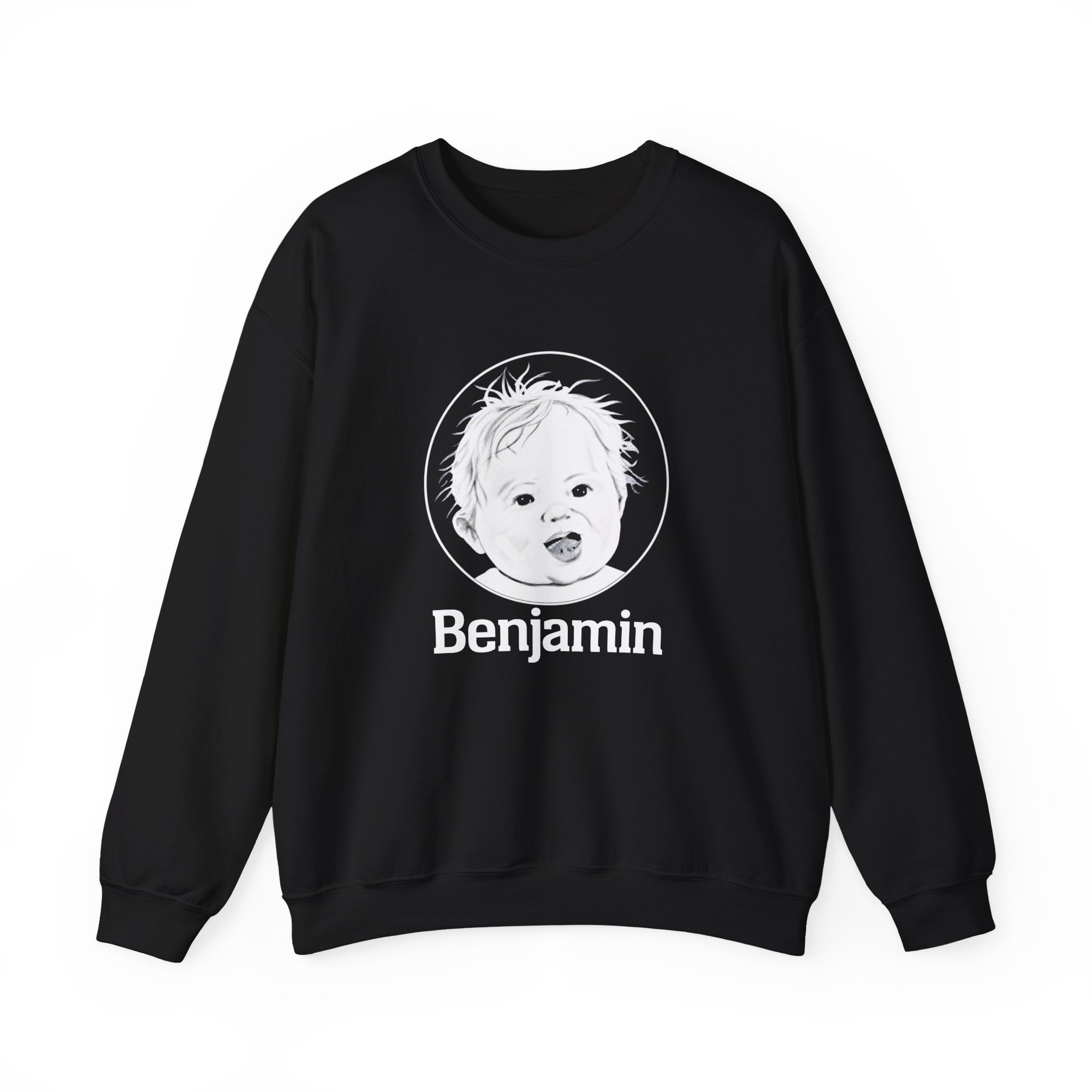 Garrett Watts Baby Benjamin Unisex Heavy Blend™ Crewneck Sweatshirt