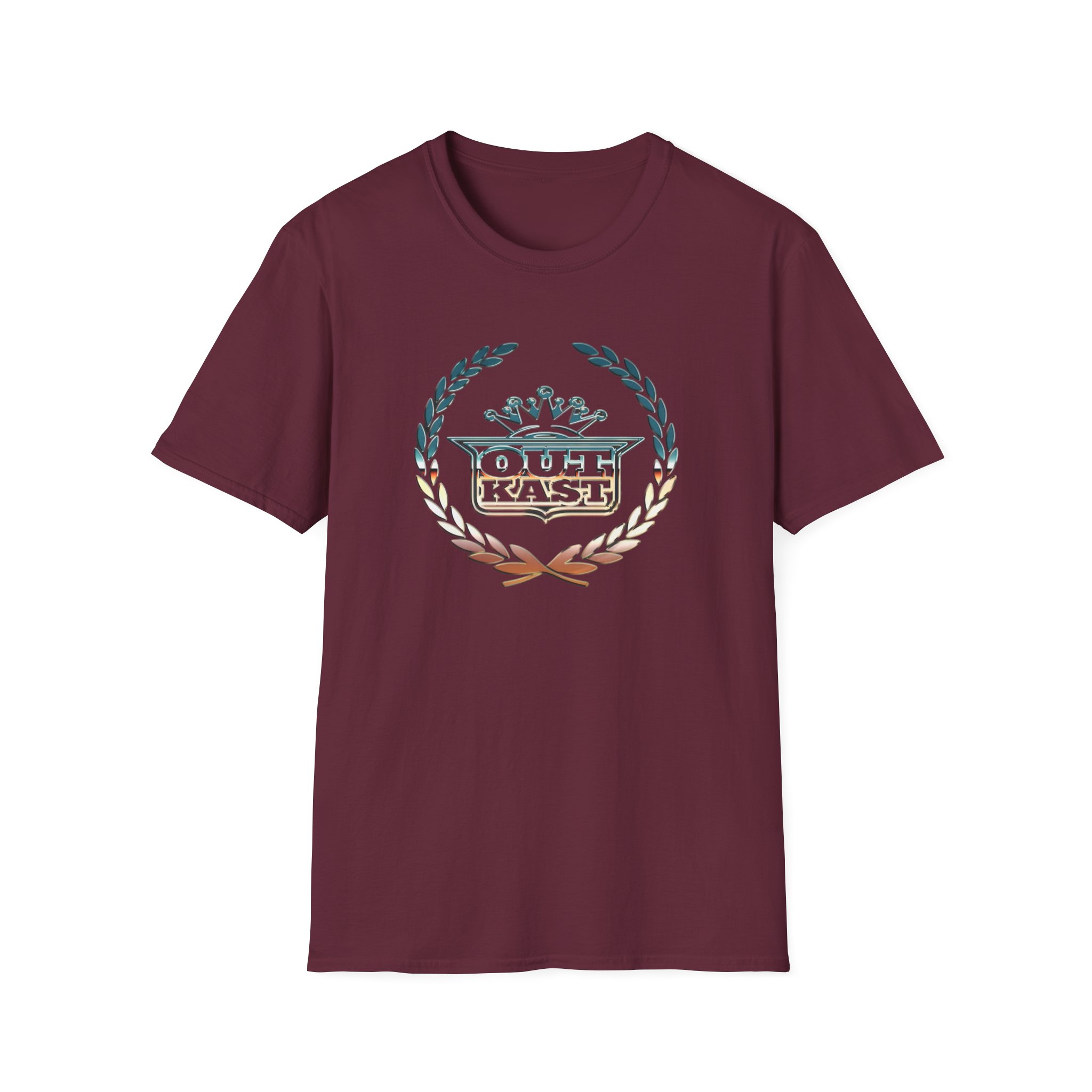 Outkast Hood Ornament Unisex Softstyle T-Shirt - Image 3