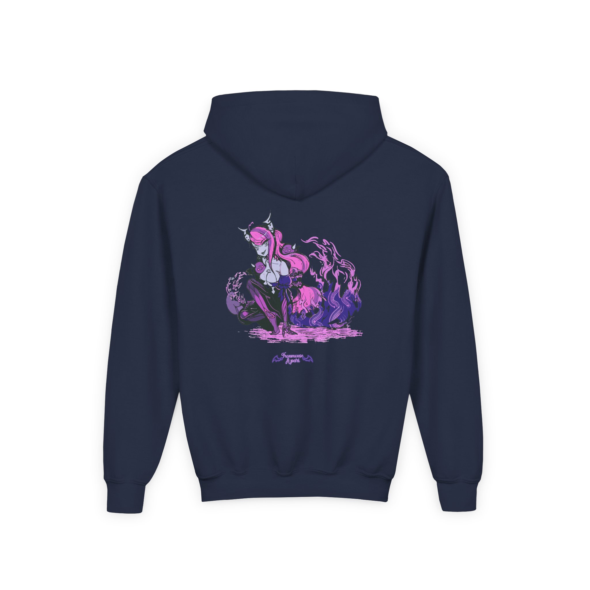 Ironmouse Underworld Goddess Youth Heavy Blend Hooded Sweatshirt - Image 6