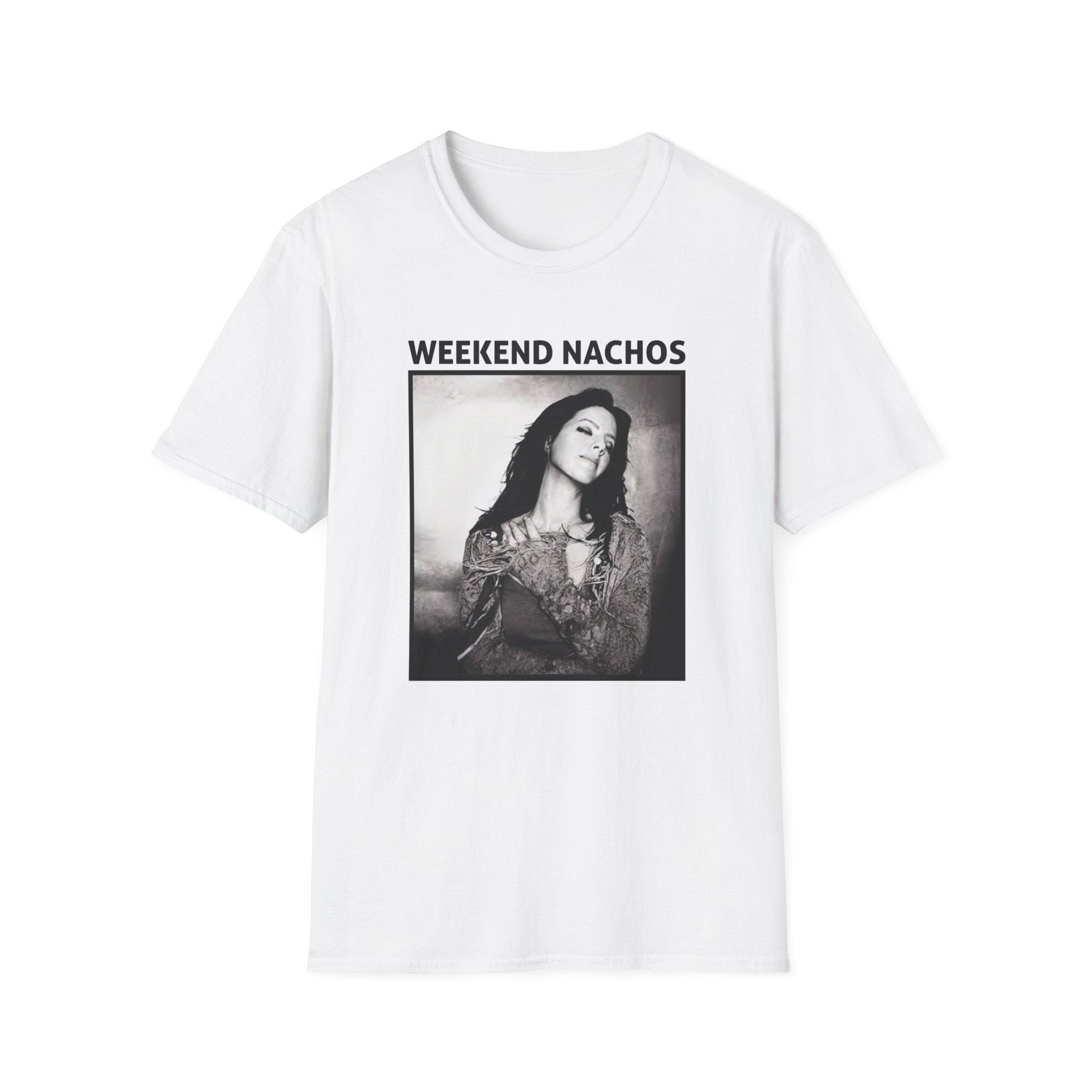 Weekend Nachos Sarah Unisex Softstyle T-Shirt - Image 3