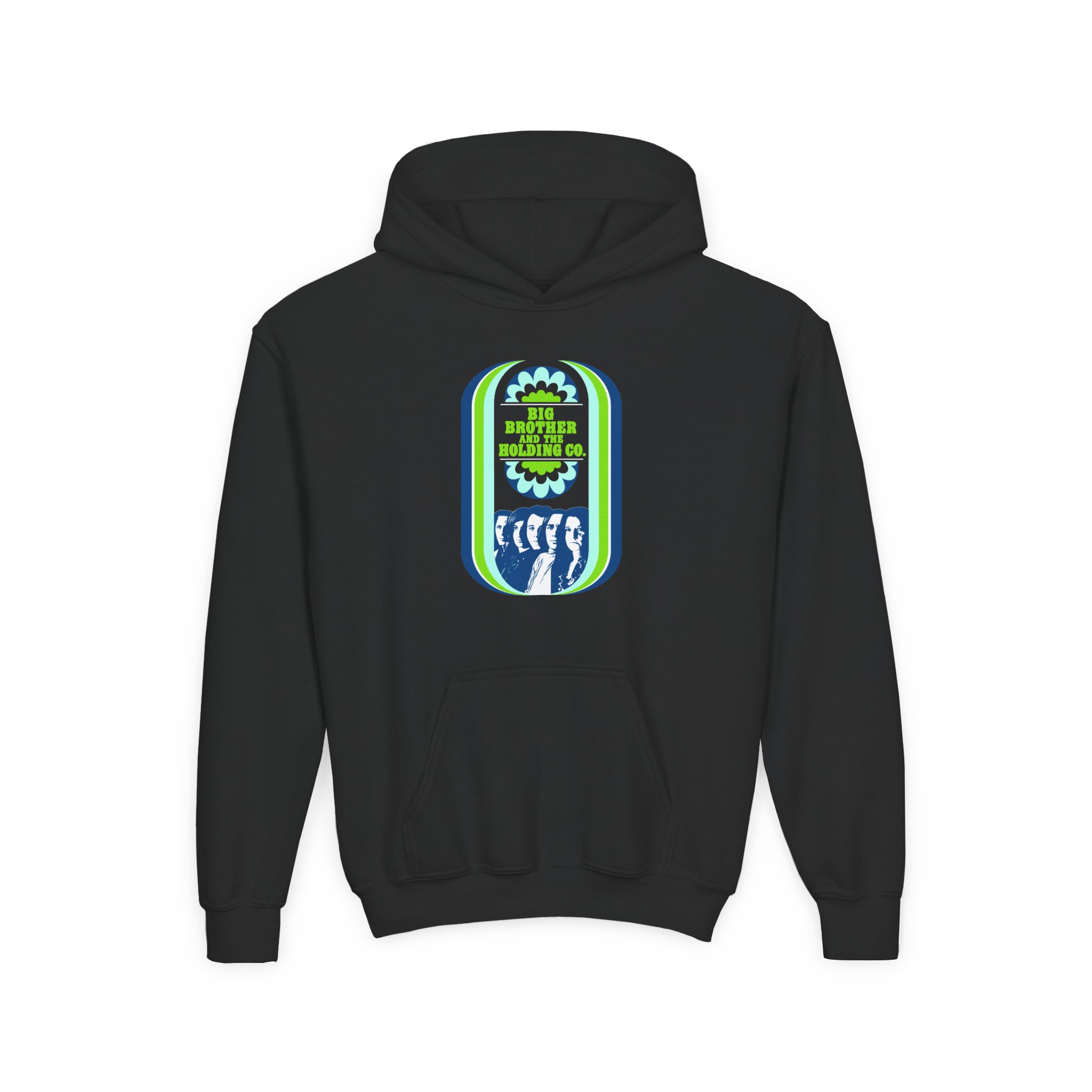 Youth Janis Joplin Vintage Handbill Heavy Blend Hooded Sweatshirt