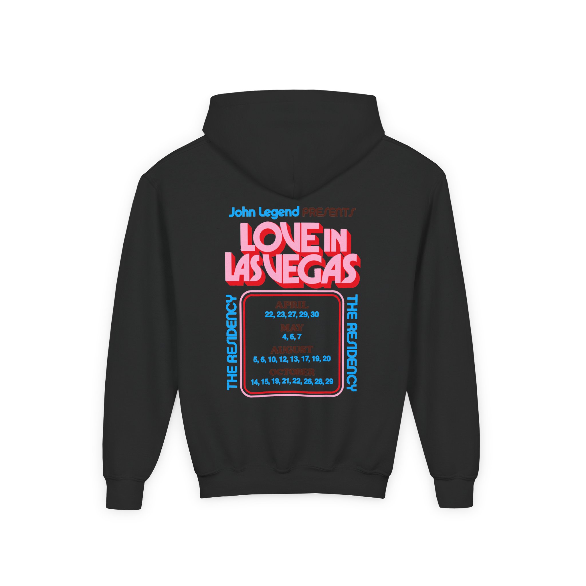John Legend Love In Las Vegas Youth Heavy Blend Hooded Sweatshirt - Image 4