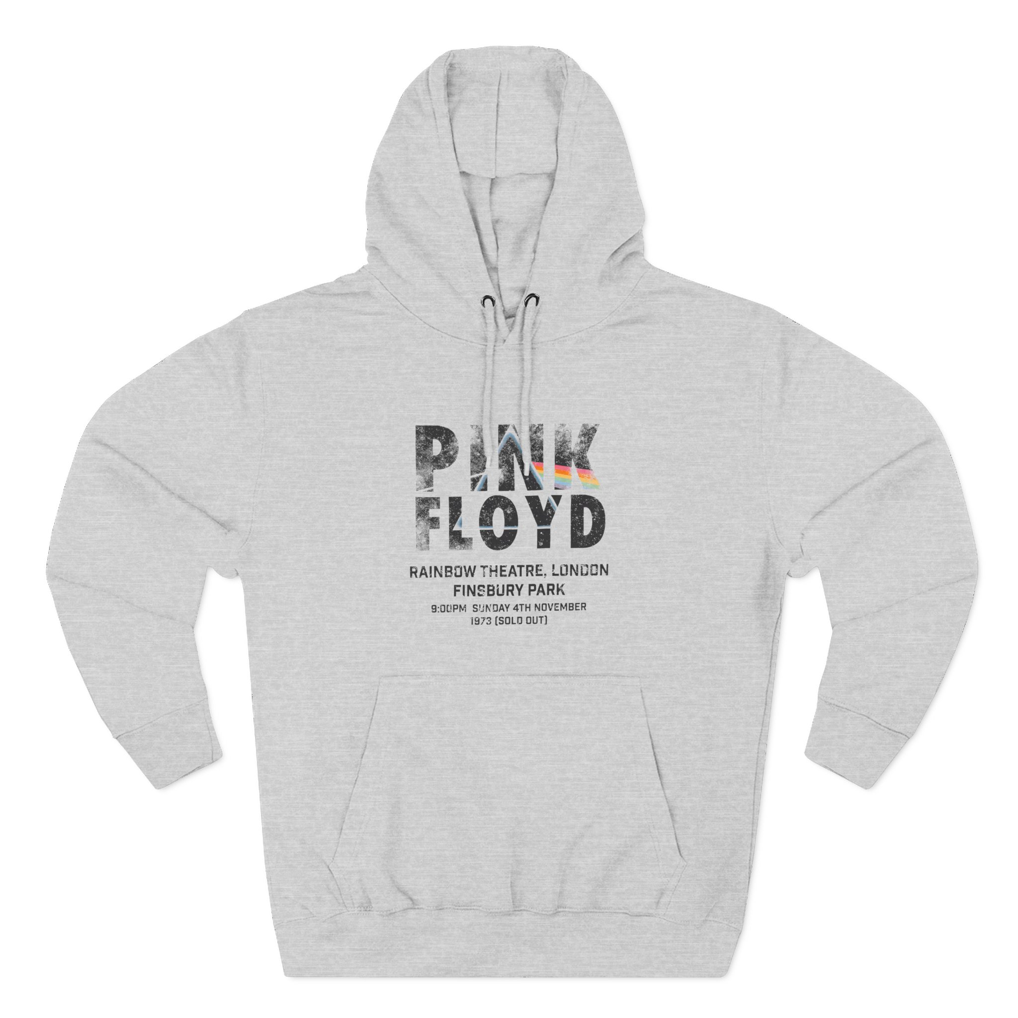 Pink Floyd Rainbow Three-Panel Fleece Hoodie - Image 3