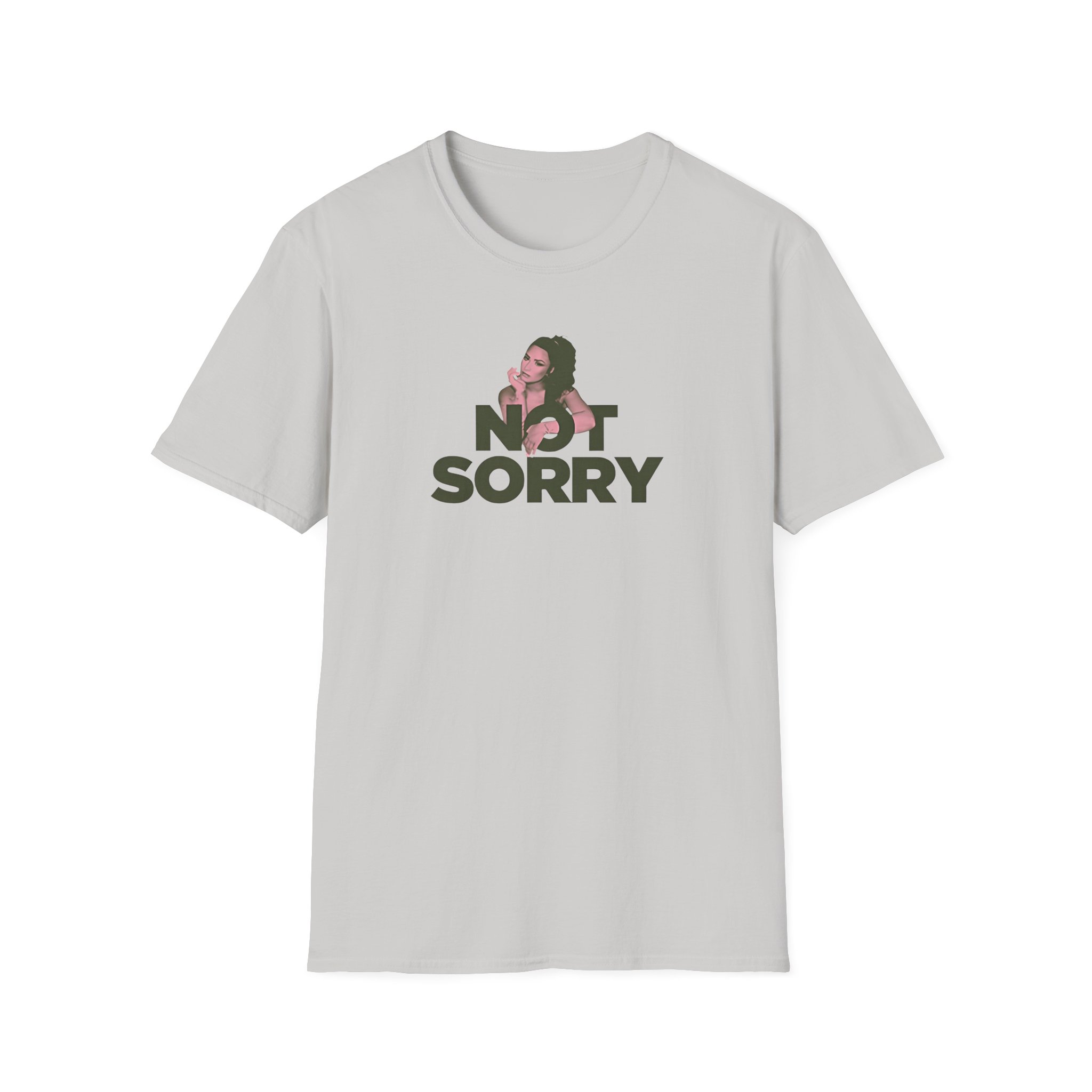 D L Not Sorry Unisex Softstyle T-Shirt - Image 5