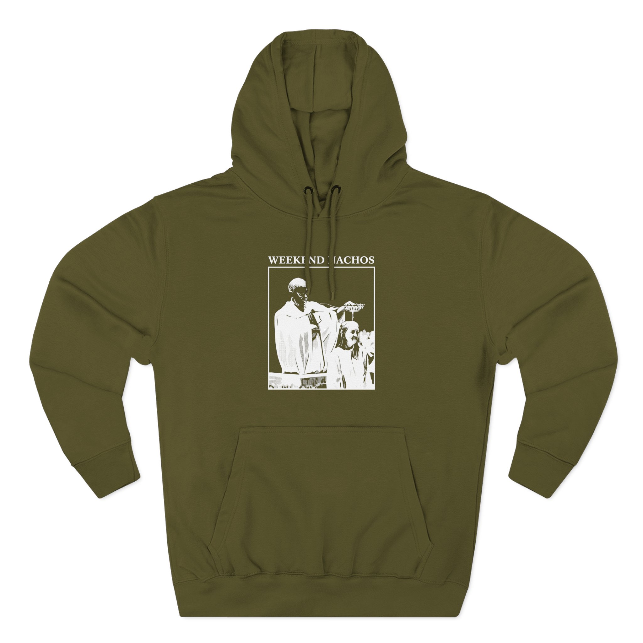 Weekend Nachos Three-Panel Fleece Hoodie - Image 5