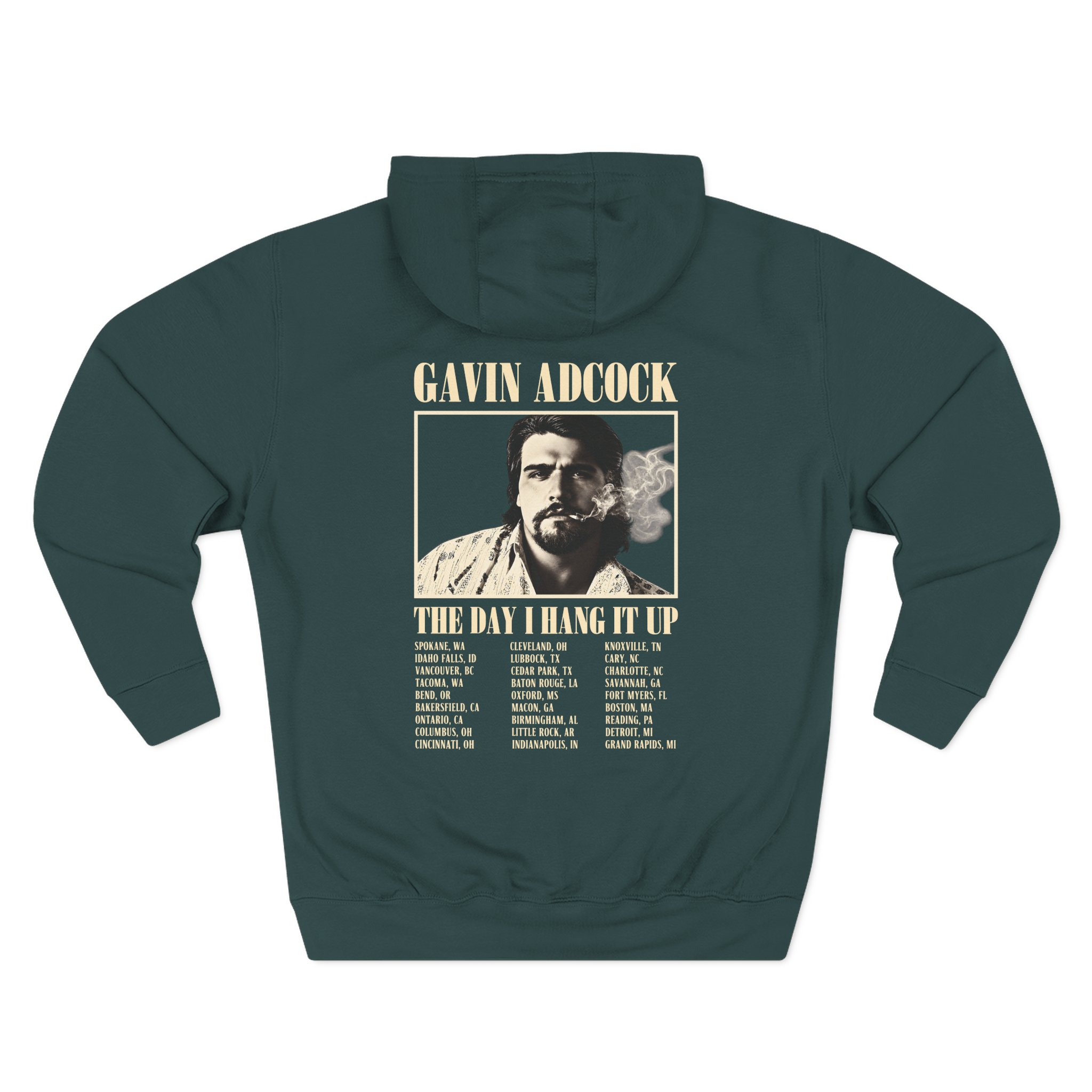 Gavin Adcock Hang It Up Tour Three-Panel Fleece Hoodie - Image 6