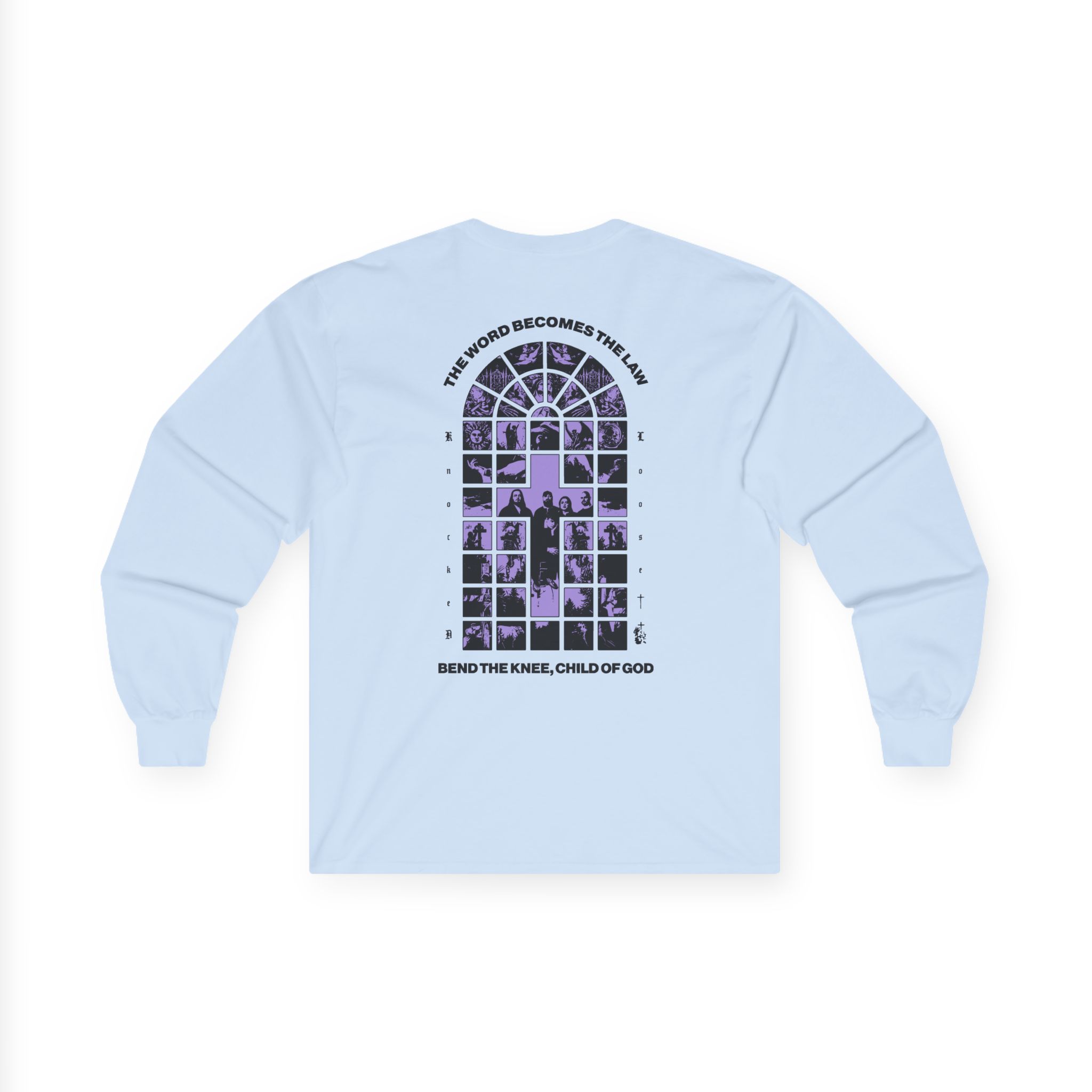 Knocked Loose Purple Cross Unisex Ultra Cotton Long Sleeve Tee - Image 8