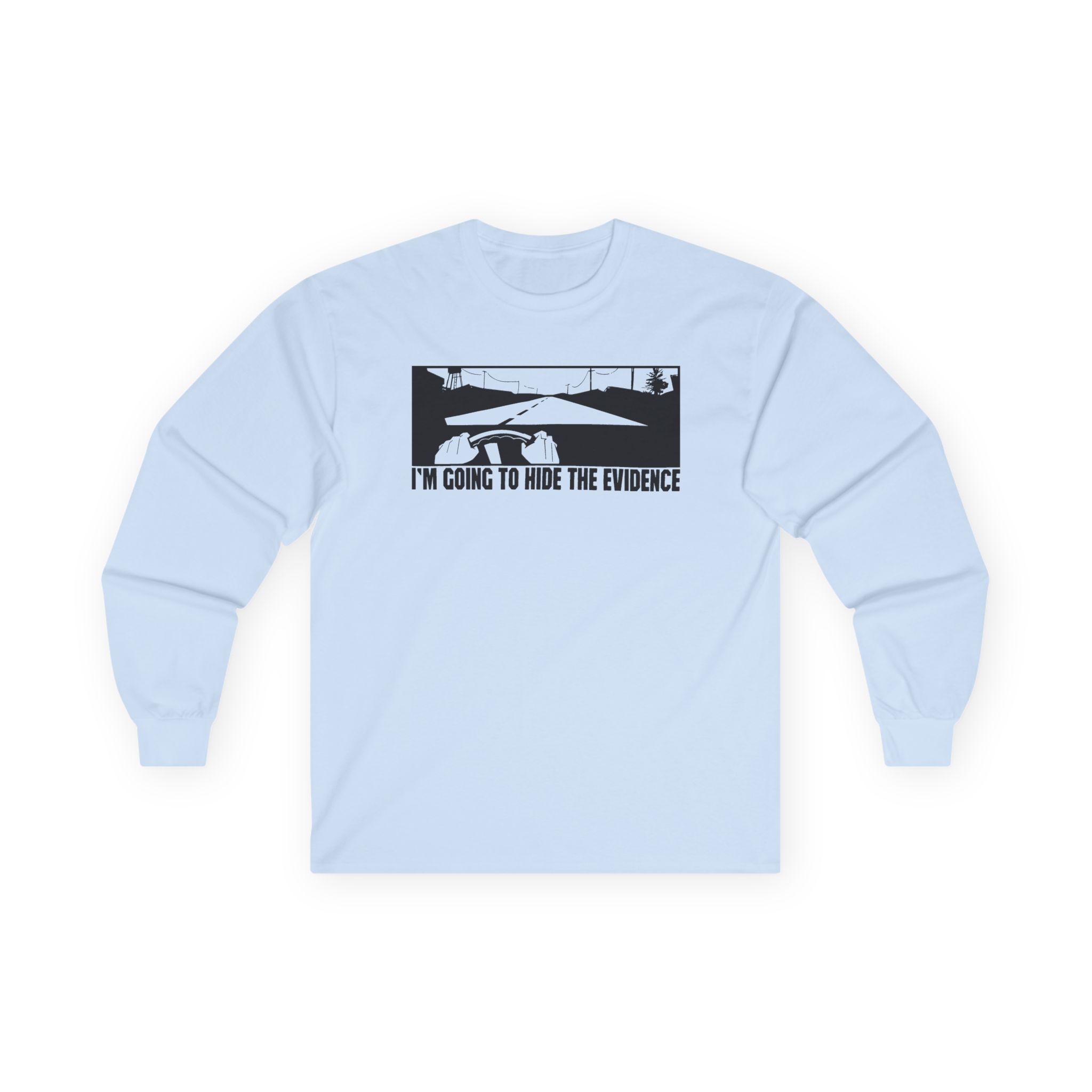 Shroud Hide The Evidence Unisex Ultra Cotton Long Sleeve Tee - Image 5