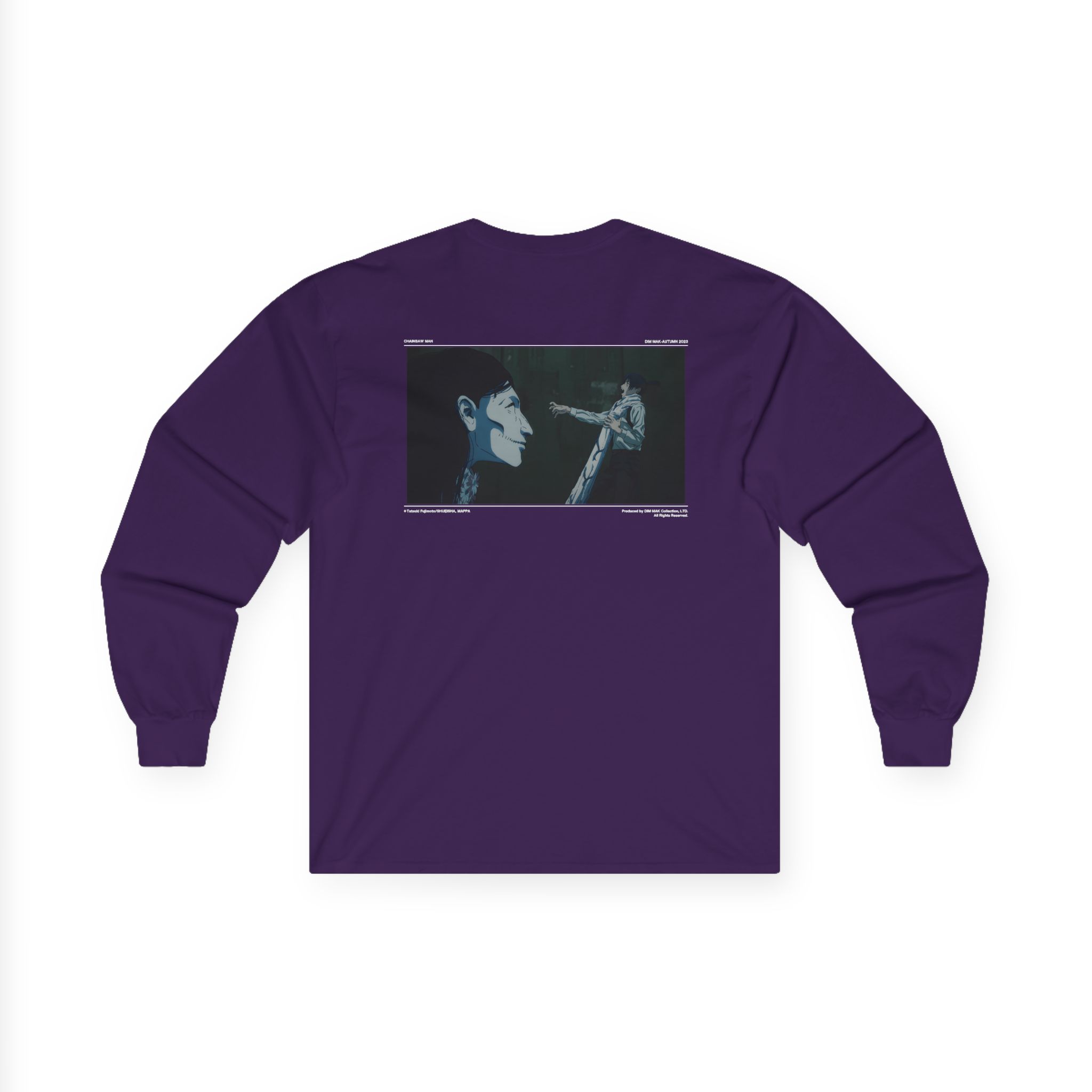 Chainsaw Man X Dim Mak Aki Unisex Ultra Cotton Long Sleeve Tee - Image 16