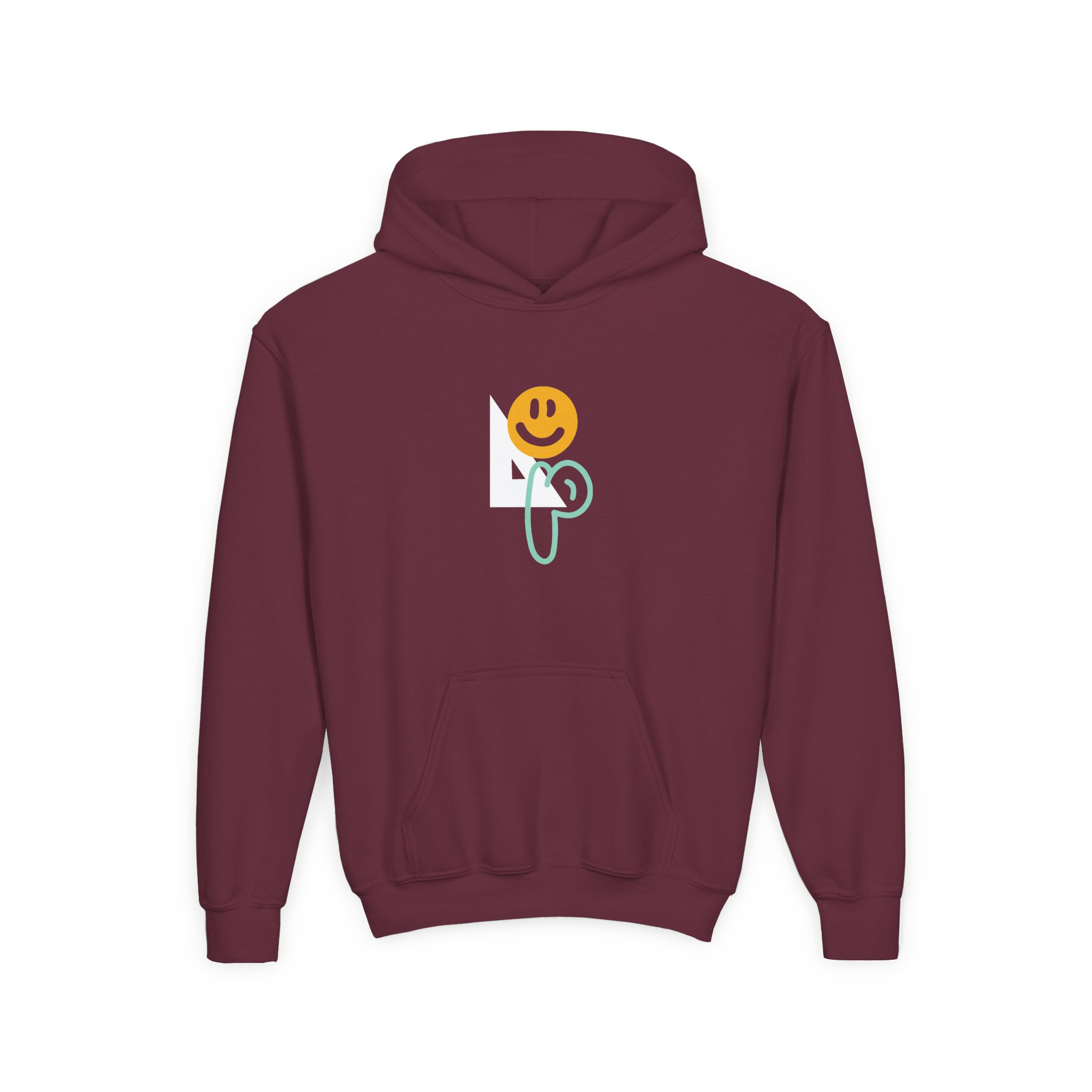 Dude Perfect Shape Youth Heavy Blend Hooded Sweatshirt - Image 3