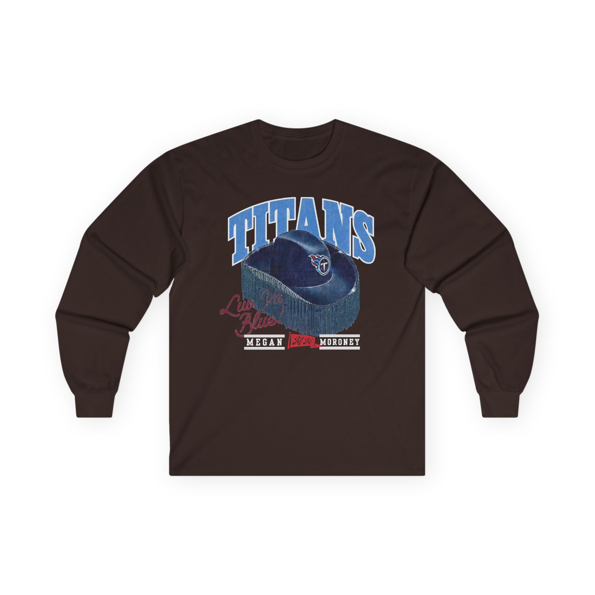 Megan Moroney Titans Cowgirl Hat Unisex Ultra Cotton Long Sleeve Tee - Image 3