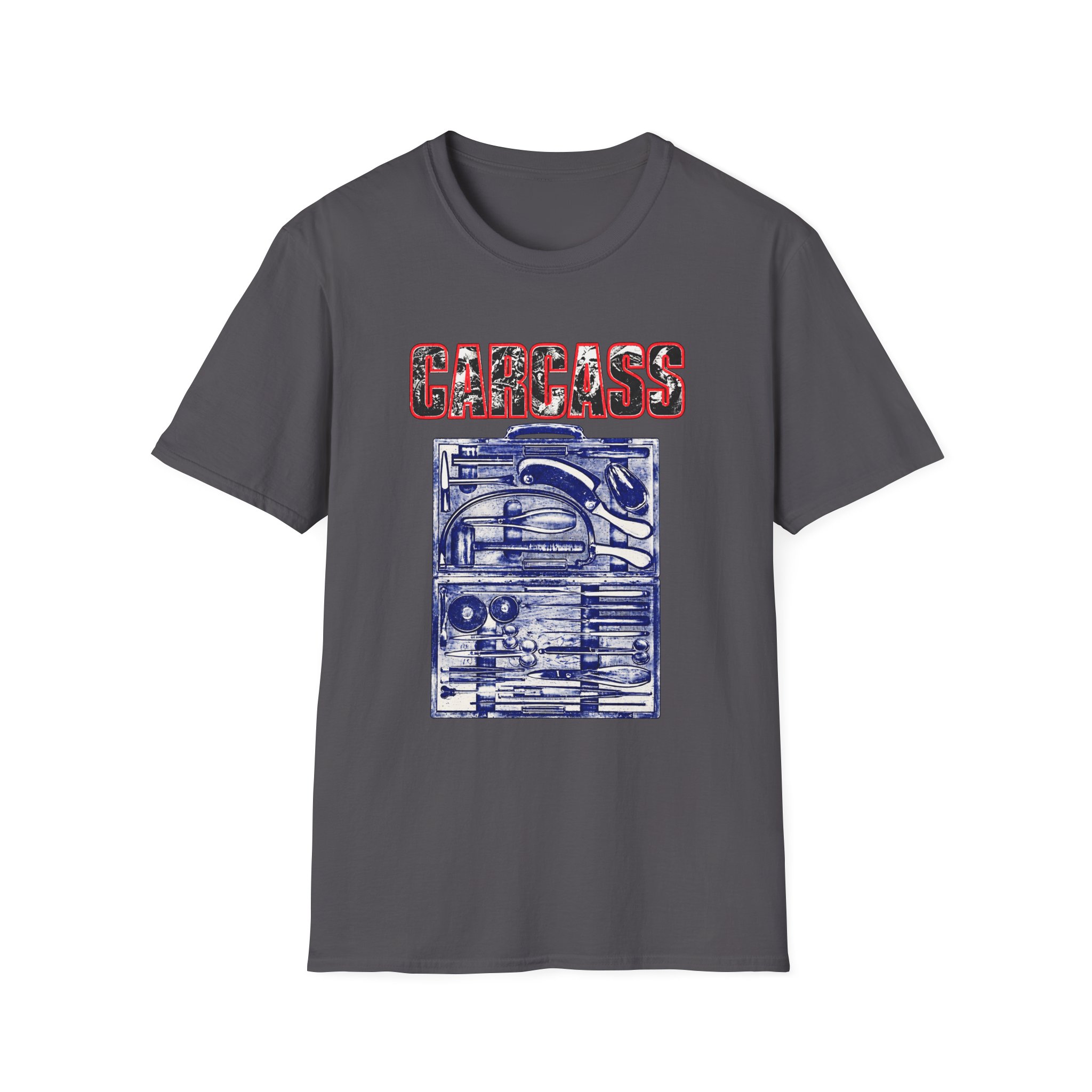 Carcass Certificate of Death Unisex Softstyle T-Shirt - Image 9