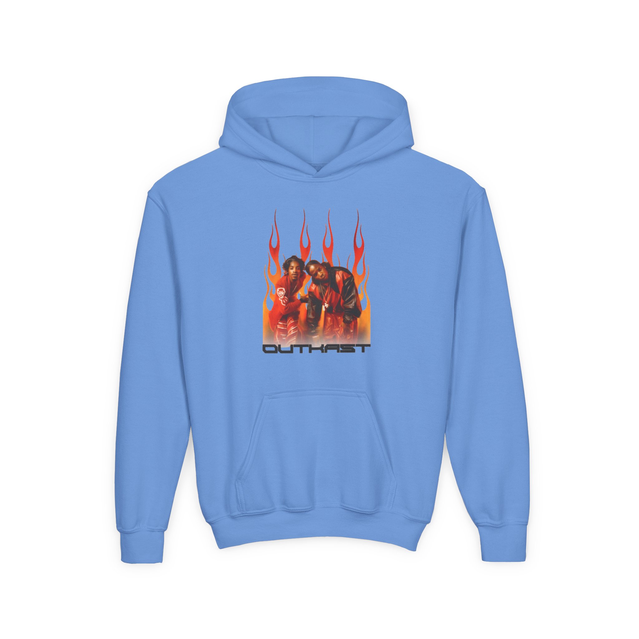Youth Outkast Flames Heavy Blend Hooded Sweatshirt - Image 9