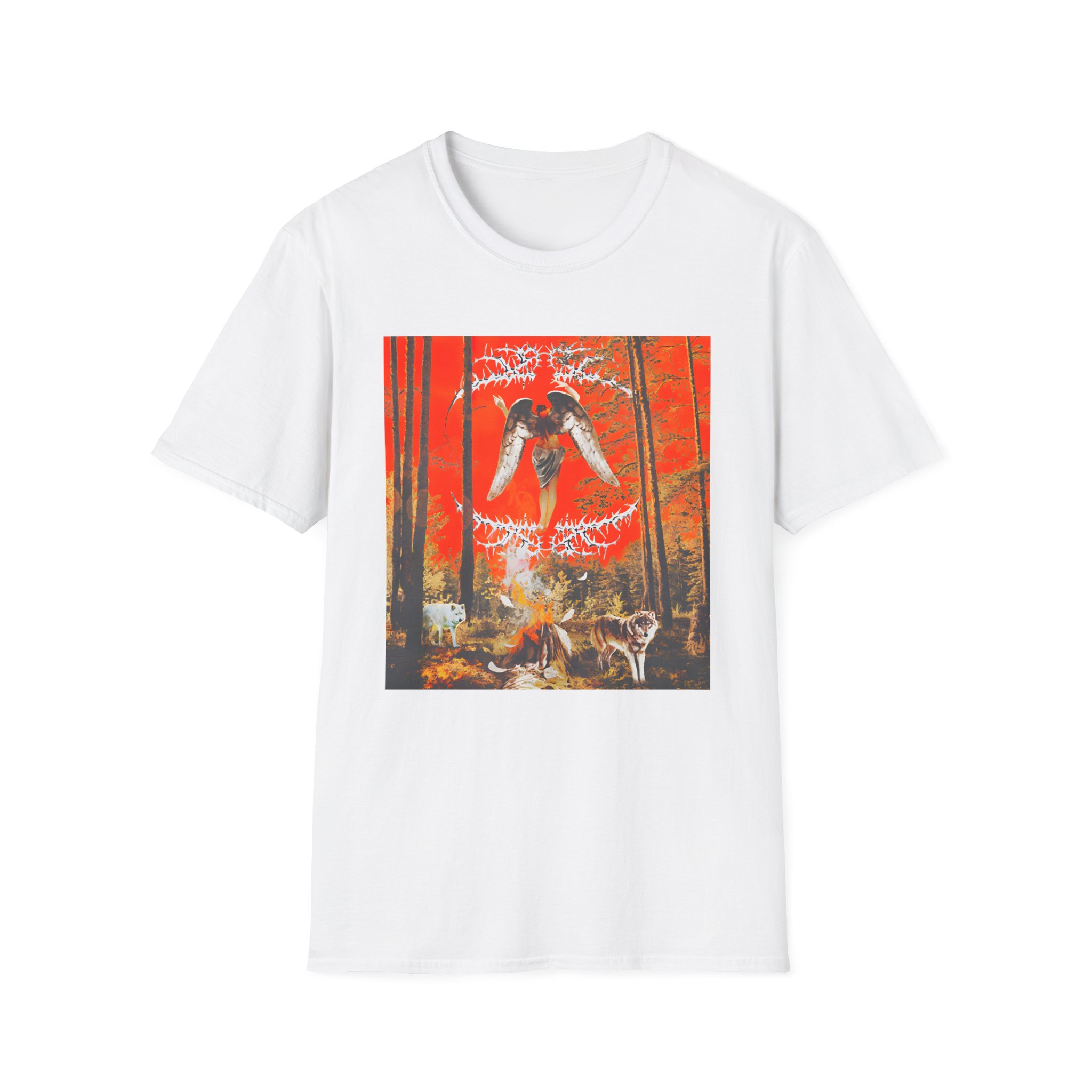 Knocked Loose Upon Loss Wolves Unisex Softstyle T-shirt - Image 3