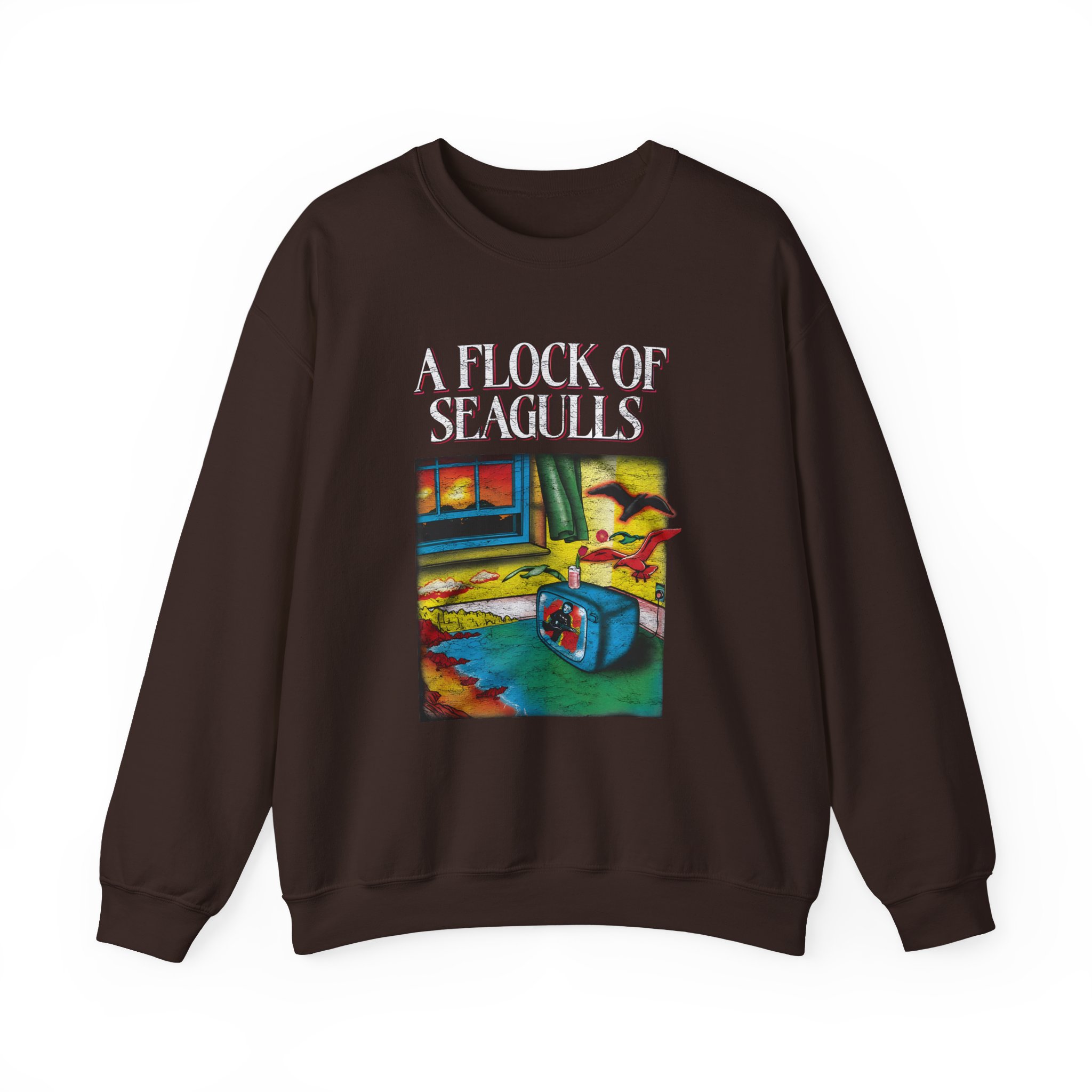 A Flock of Seagulls I Ran Tour Unisex Heavy Blend™ Crewneck Sweatshirt - Image 3