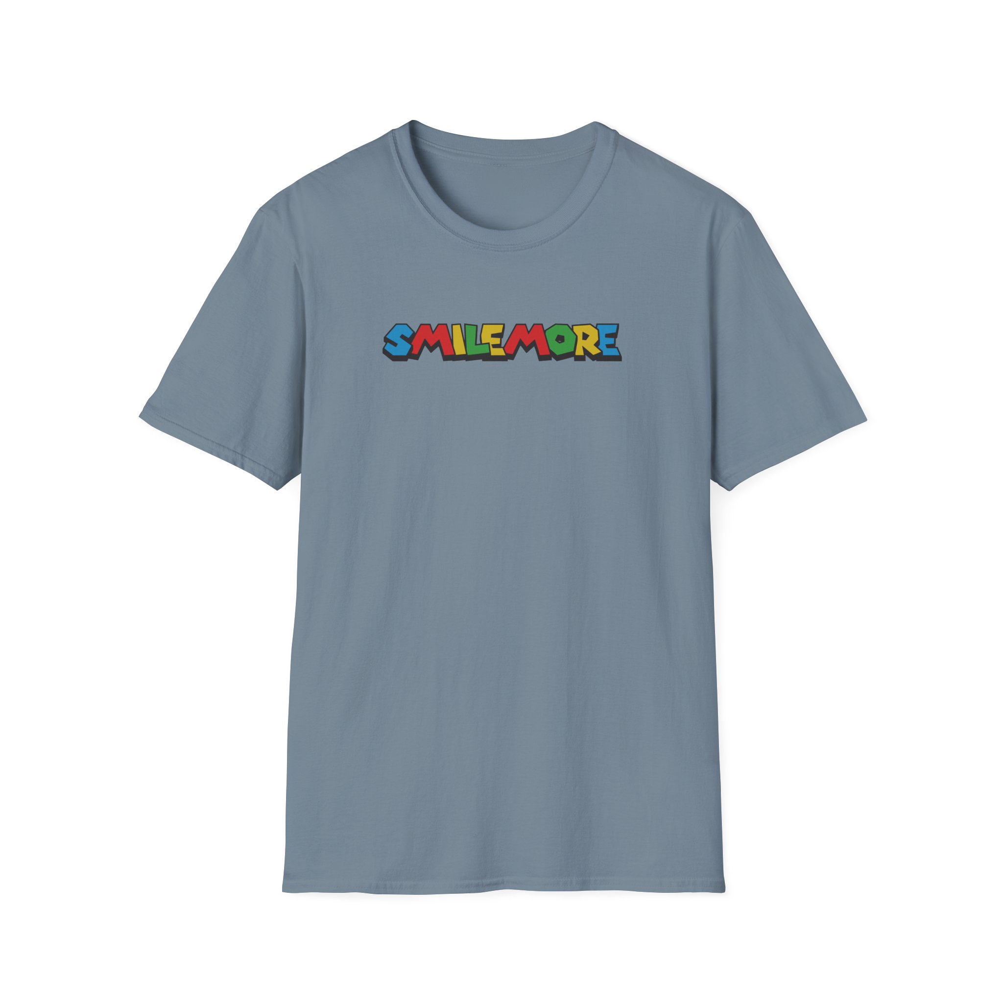 Roman Atwood Colorful Smile More Unisex Softstyle T-Shirt - Image 25