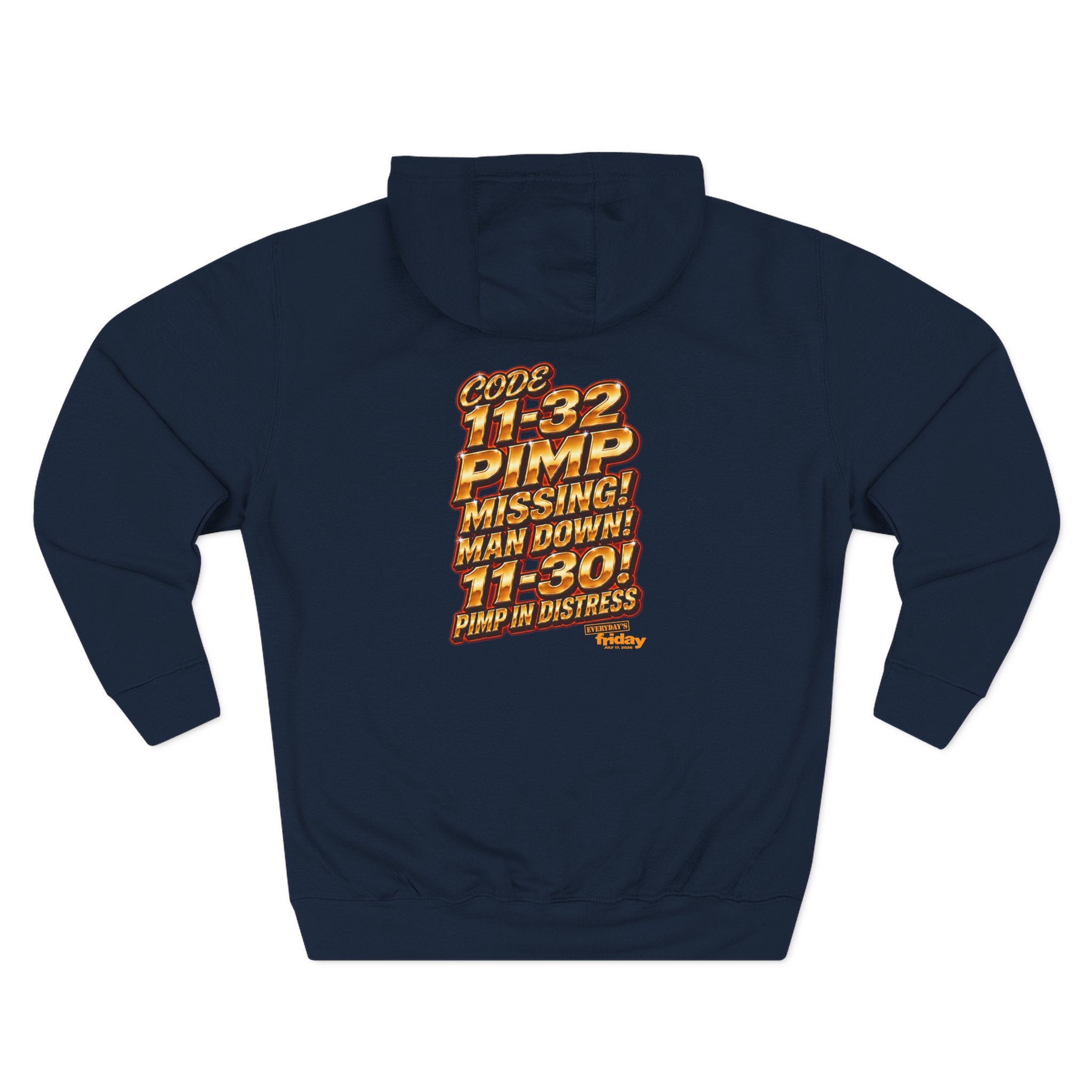 Ice Cube Pimp Three-Panel Fleece Hoodie - Image 10
