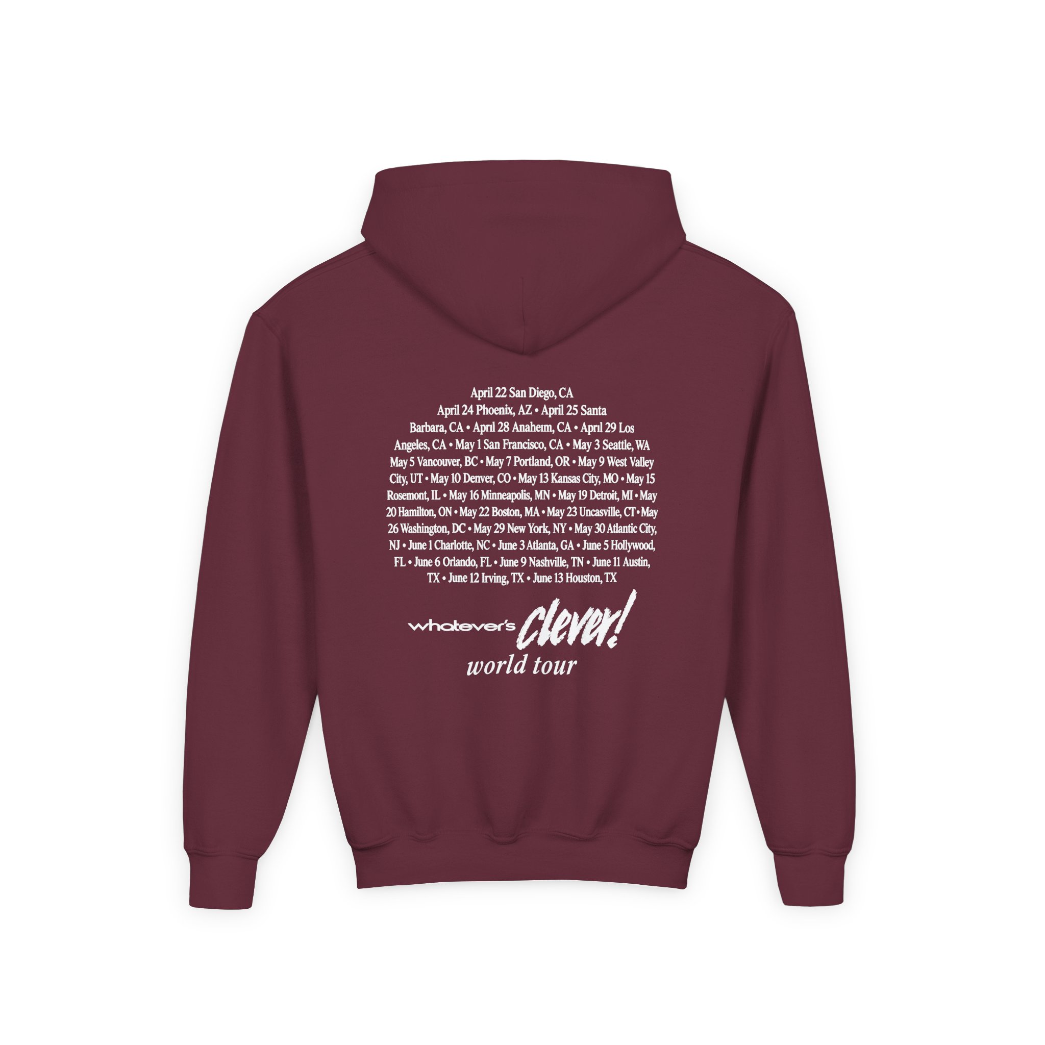 Charlie Puth Charlie Puth 2026 Tour Youth Heavy Blend Hooded Sweatshirt - Image 4