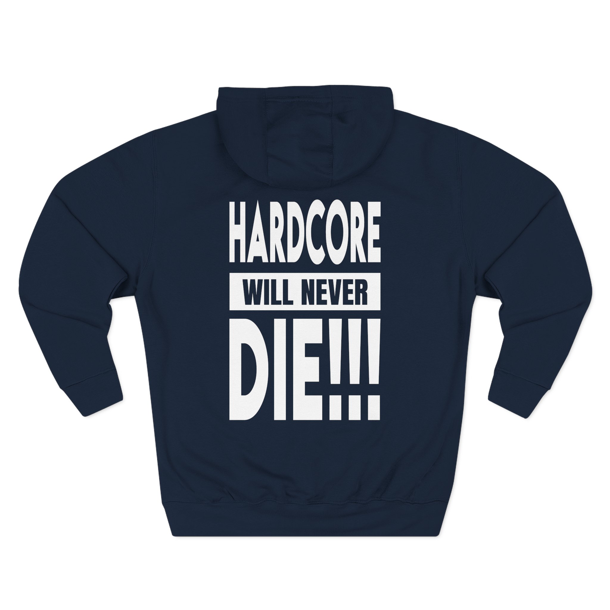 Thunderdome Hardcore Will Never Die Three-panel Fleece Hoodie - Image 8