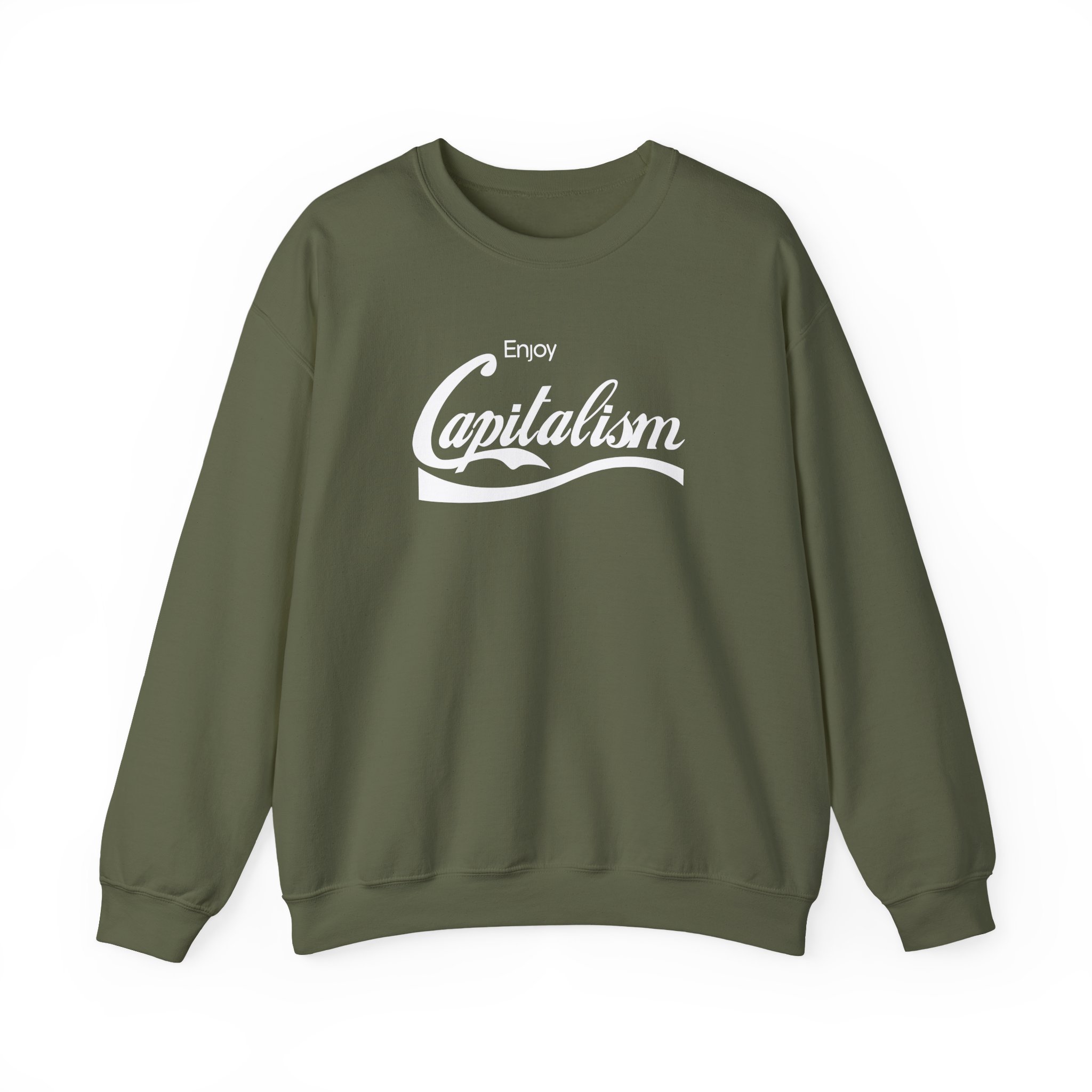 Valuetainment Enjoy Capitalism Unisex Heavy Blend™ Crewneck Sweatshirt - Image 7