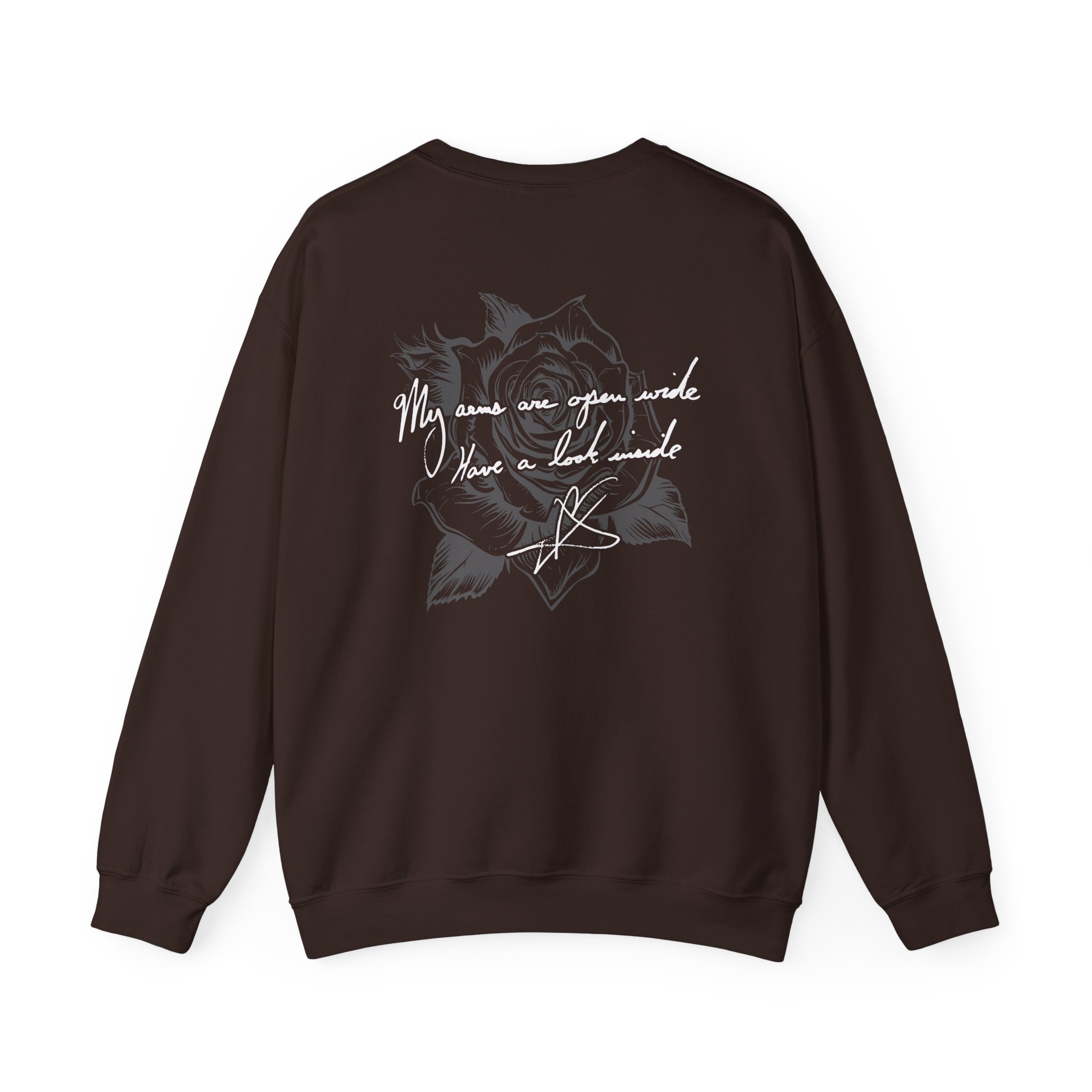 Blue October the Answers Unisex Heavy Blend™ Crewneck Sweatshirt - Image 4