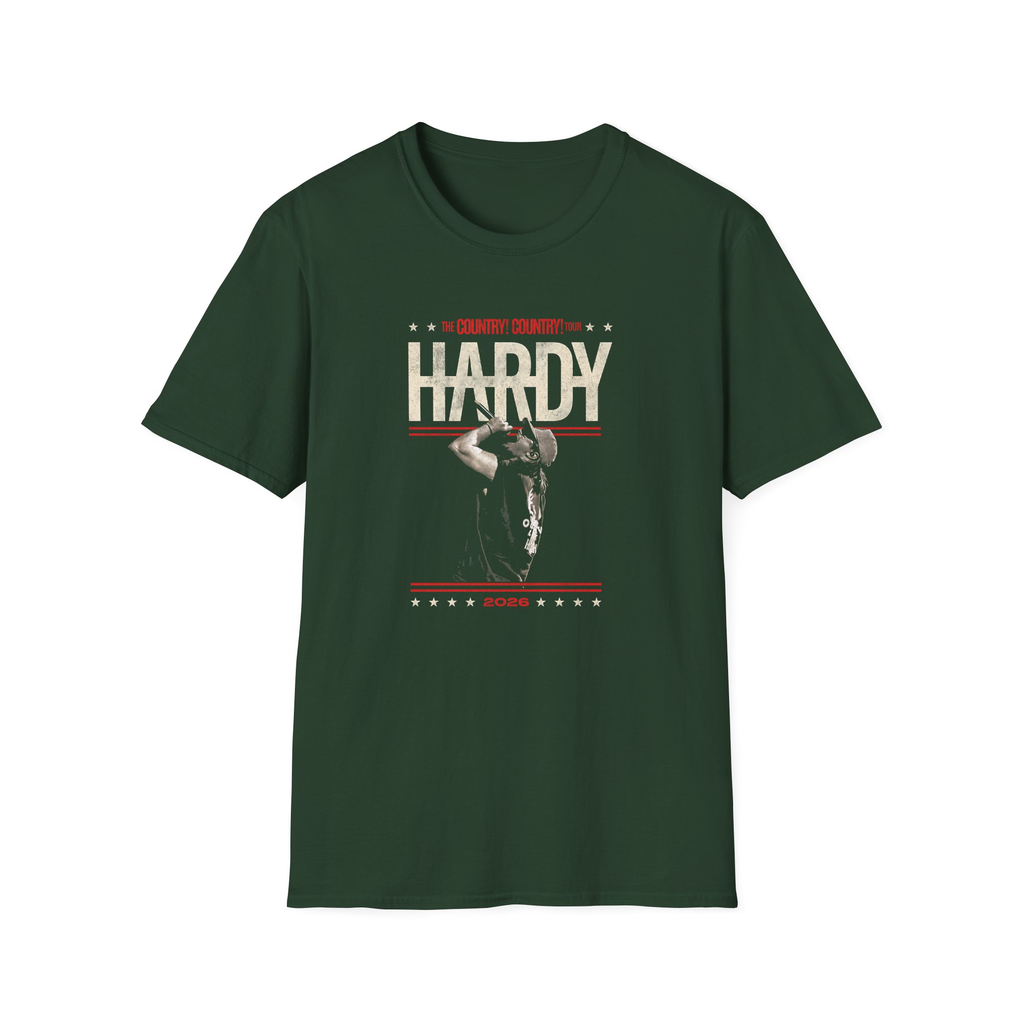 Hd Country! Country! Photo Tour Unisex Softstyle T-Shirt - Image 3