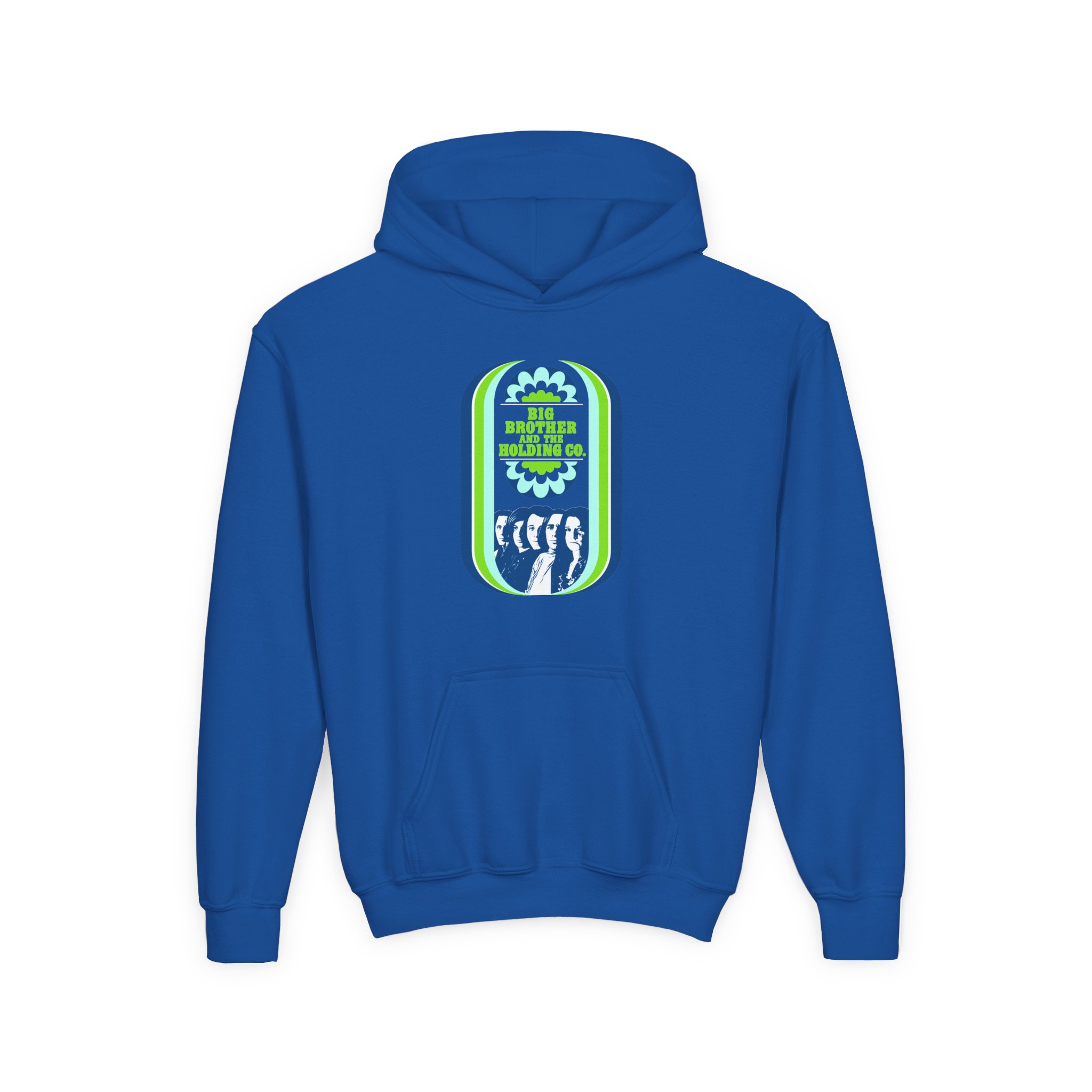 Youth Janis Joplin Vintage Handbill Heavy Blend Hooded Sweatshirt - Image 7