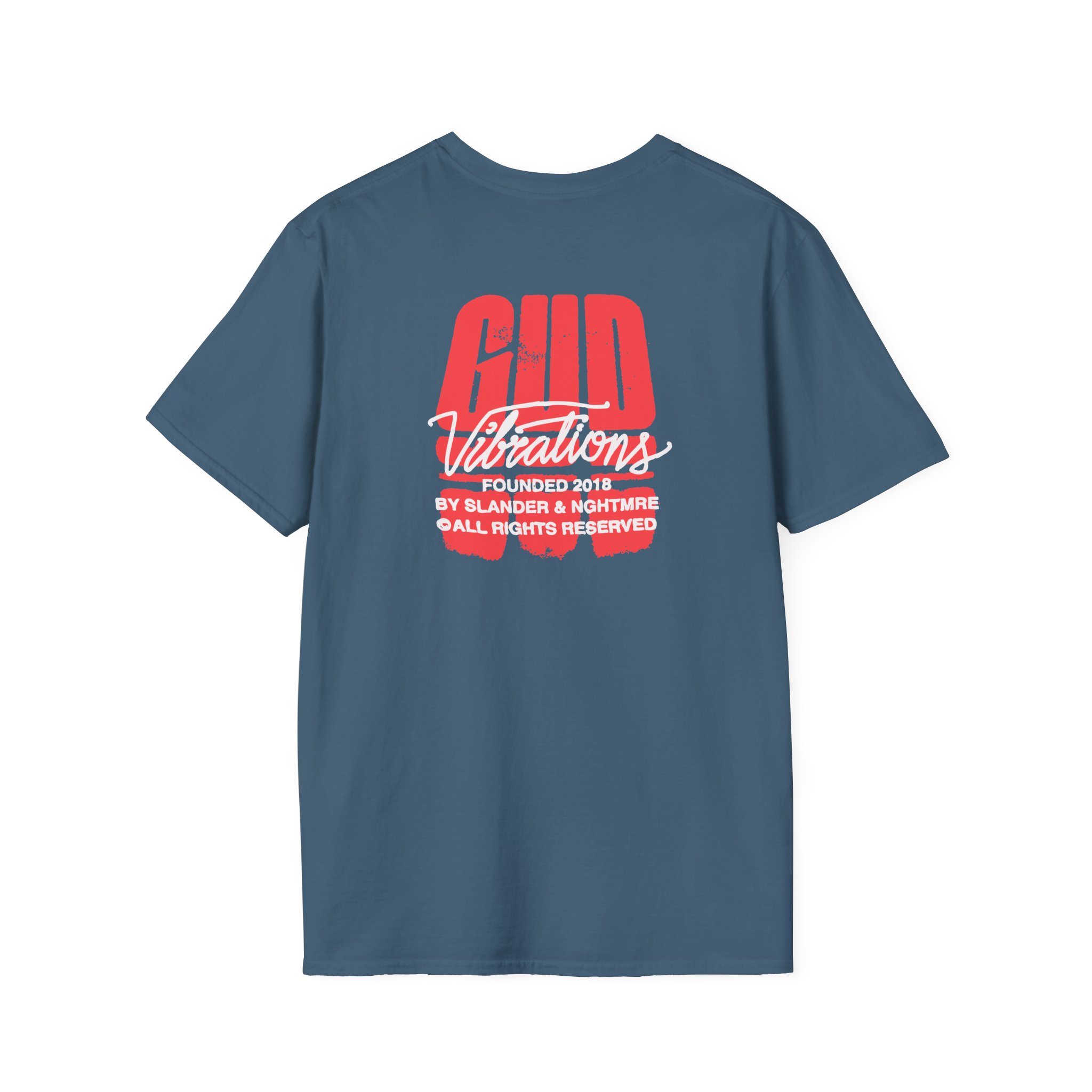 Slander Gud Vibrations Graffiti Unisex Softstyle T-Shirt - Image 10