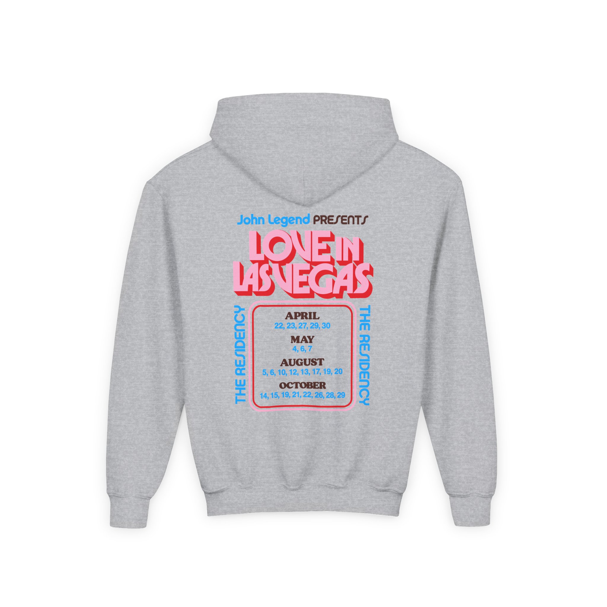 John Legend Love In Las Vegas Youth Heavy Blend Hooded Sweatshirt - Image 6