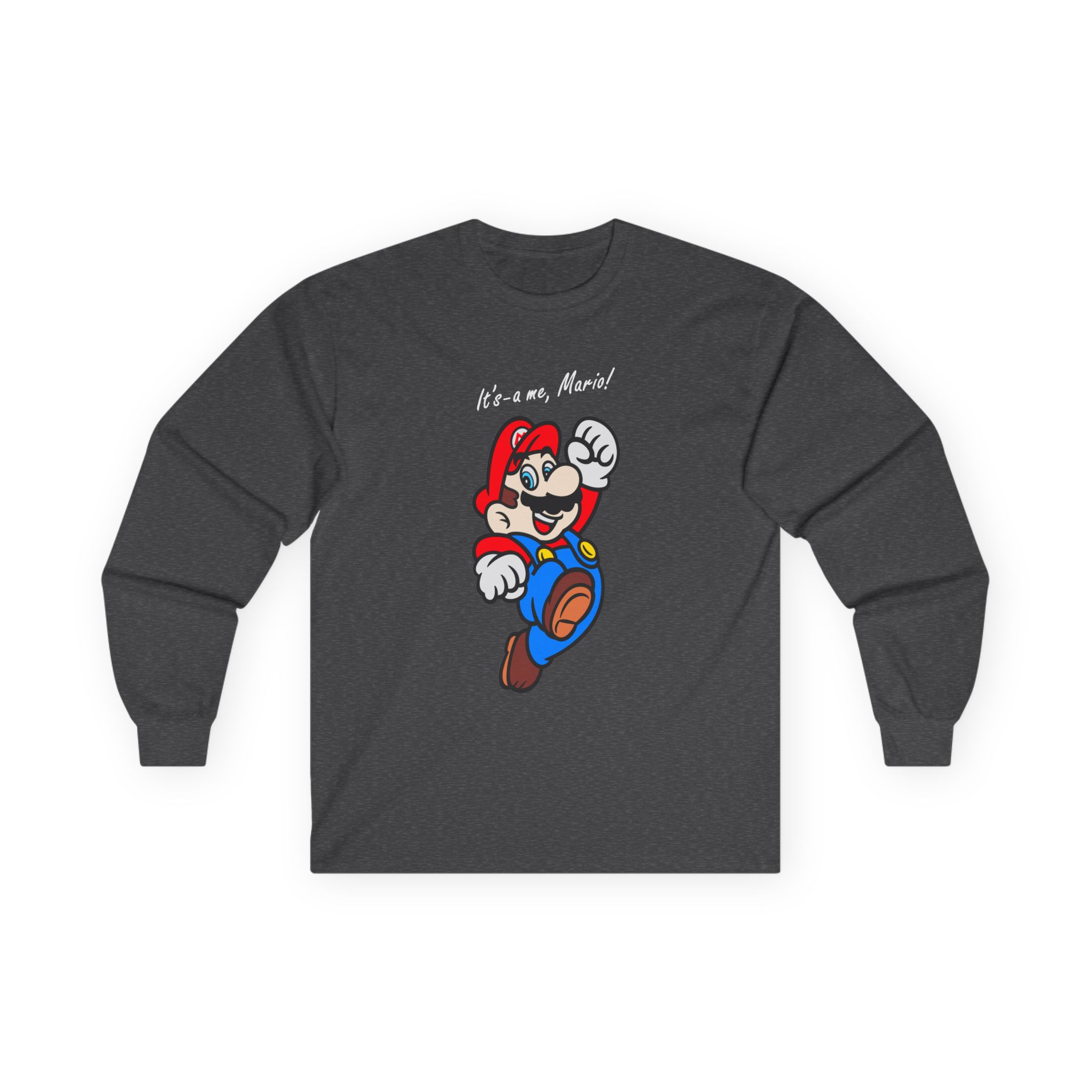 NTD It's-a Me, Mario Unisex Ultra Cotton Long Sleeve Tee - Image 9