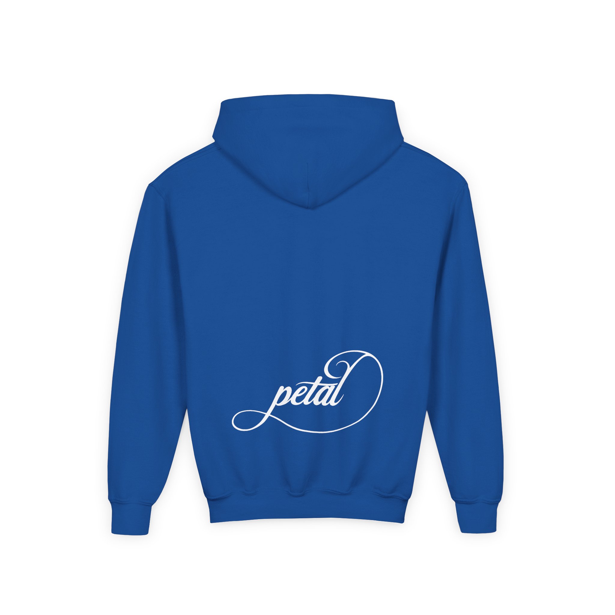 AG petal blurred flowers Youth Heavy Blend Hooded Sweatshirt - Image 8
