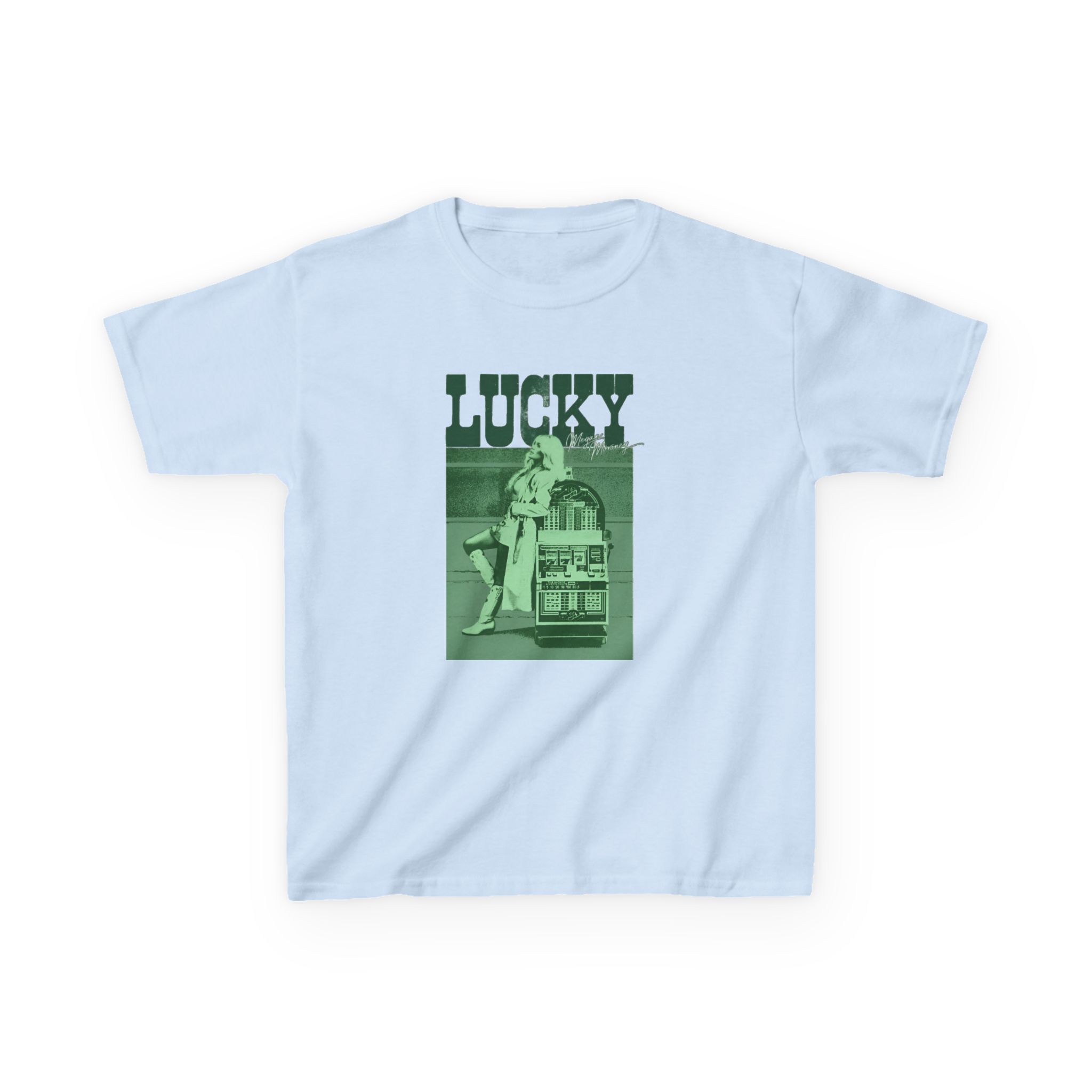 Megan Moroney Lucky Portrait Kids Heavy Cotton™ Tee - Image 7