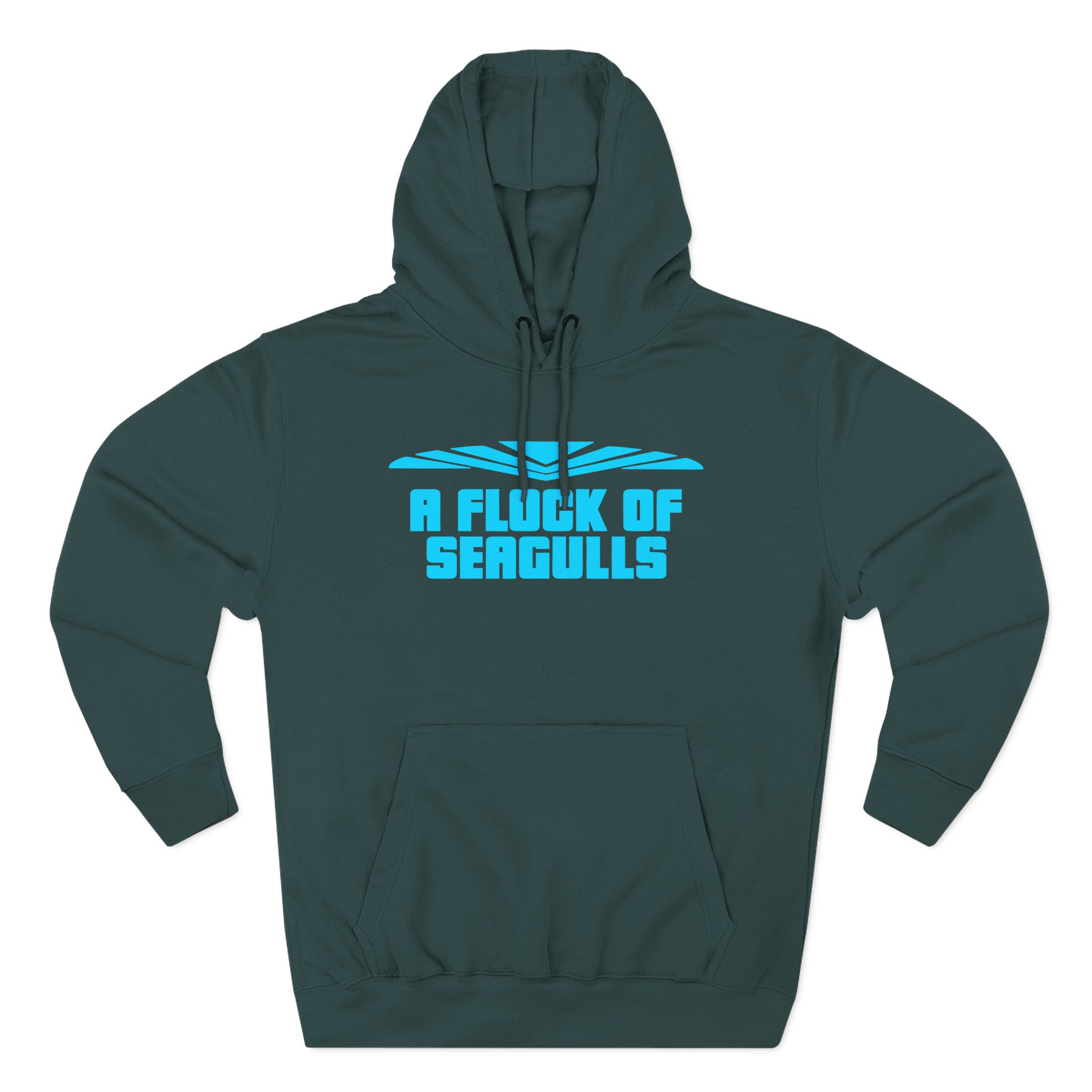 A Flock of Seagulls Logo Three-Panel Fleece Hoodie - Image 5