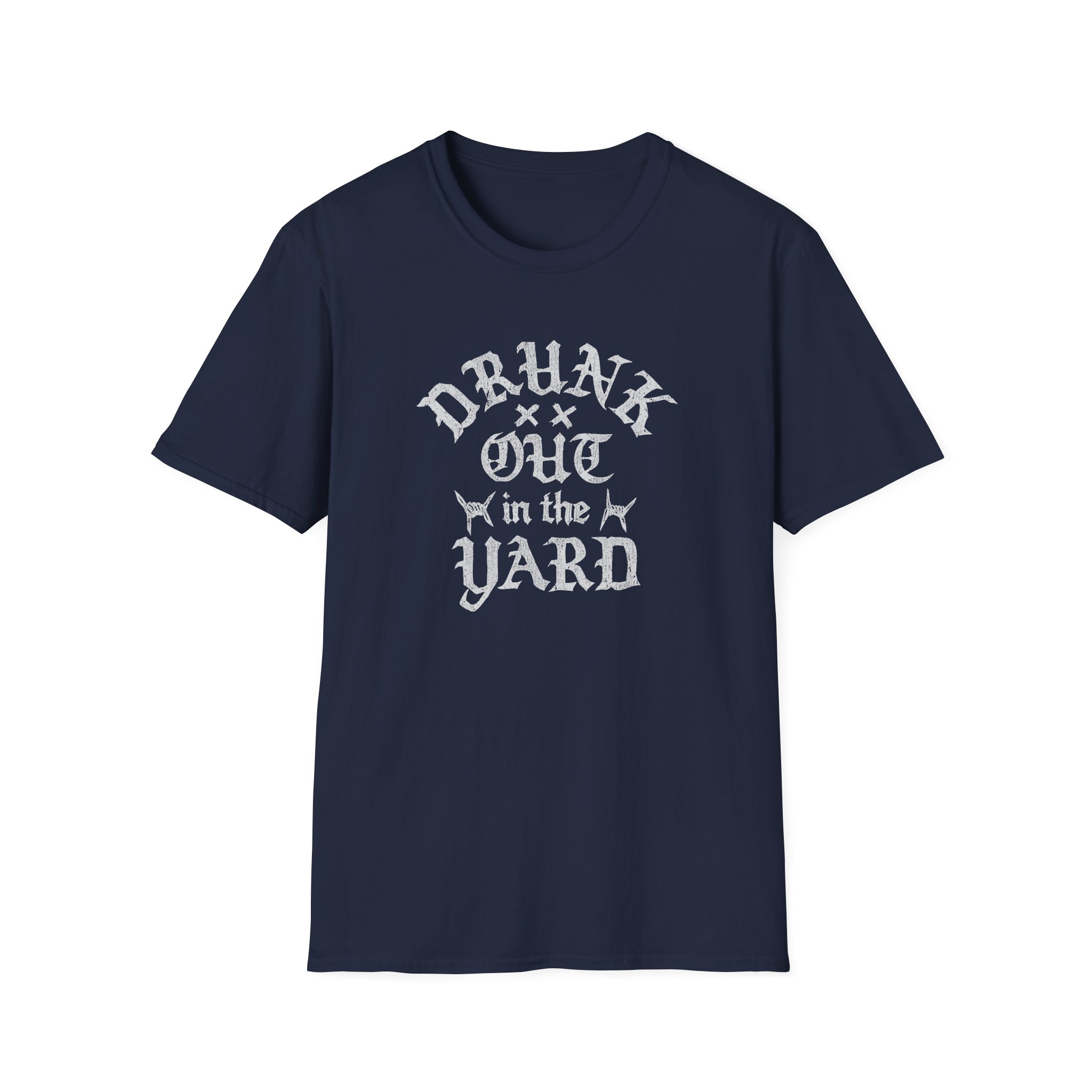 Hd Drunk Out in the Yard Unisex Softstyle T-Shirt - Image 21