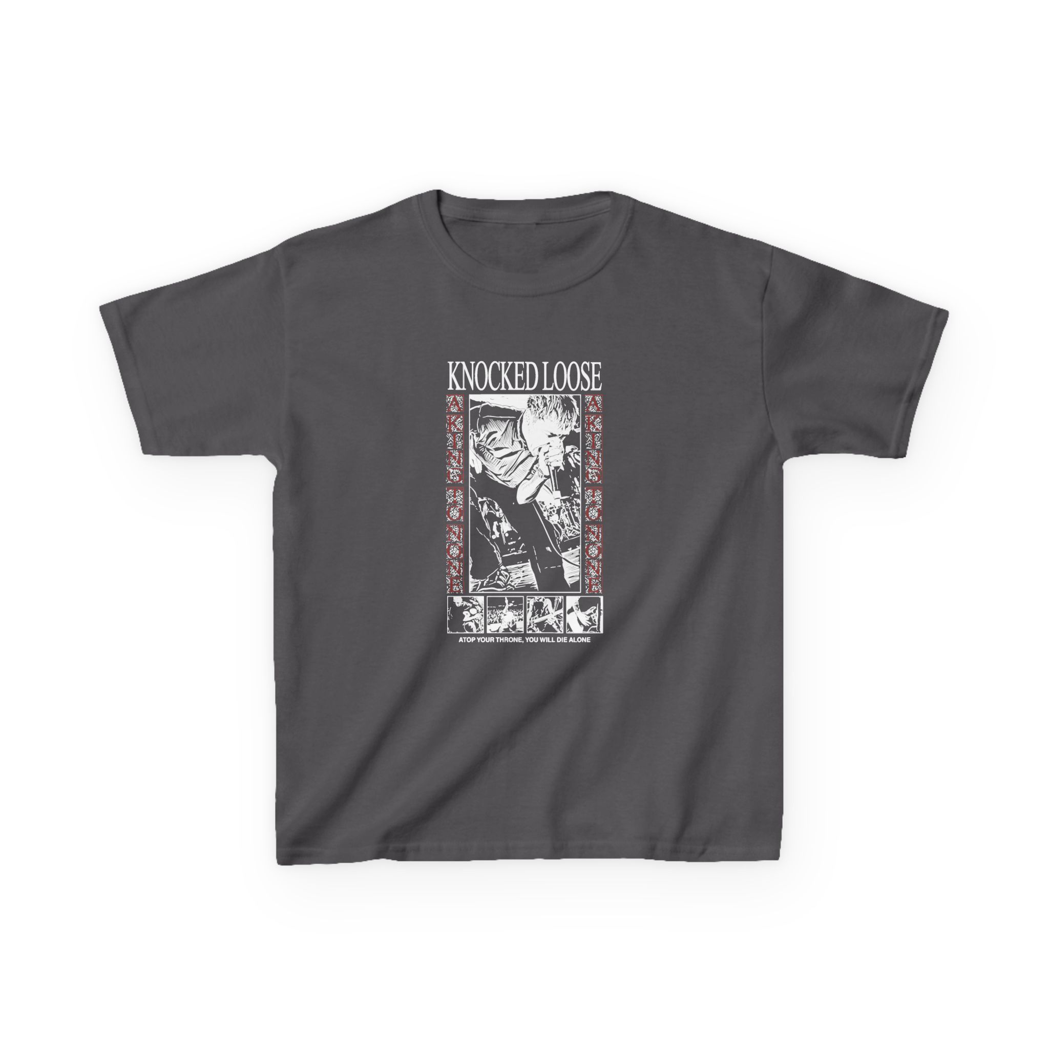 Knocked Loose Atop Your Throne Kids Heavy Cotton™ Tee - Image 7