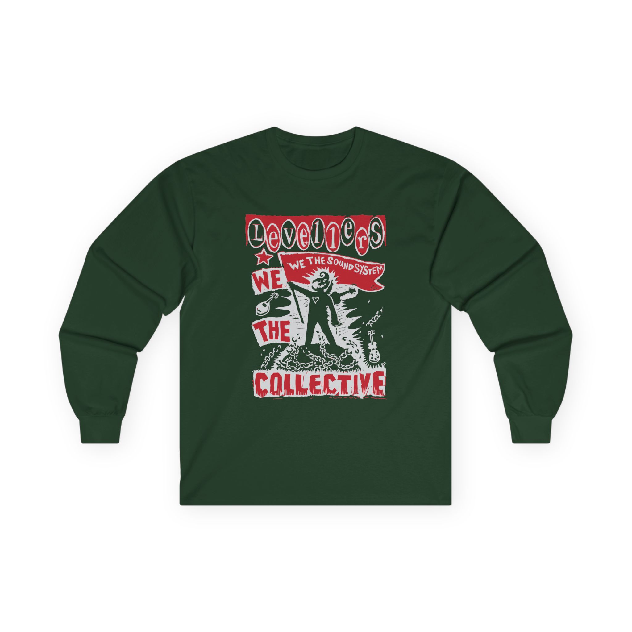 Levellers 2025 March We the Collective Tour Unisex Ultra Cotton Long Sleeve Tee - Image 5