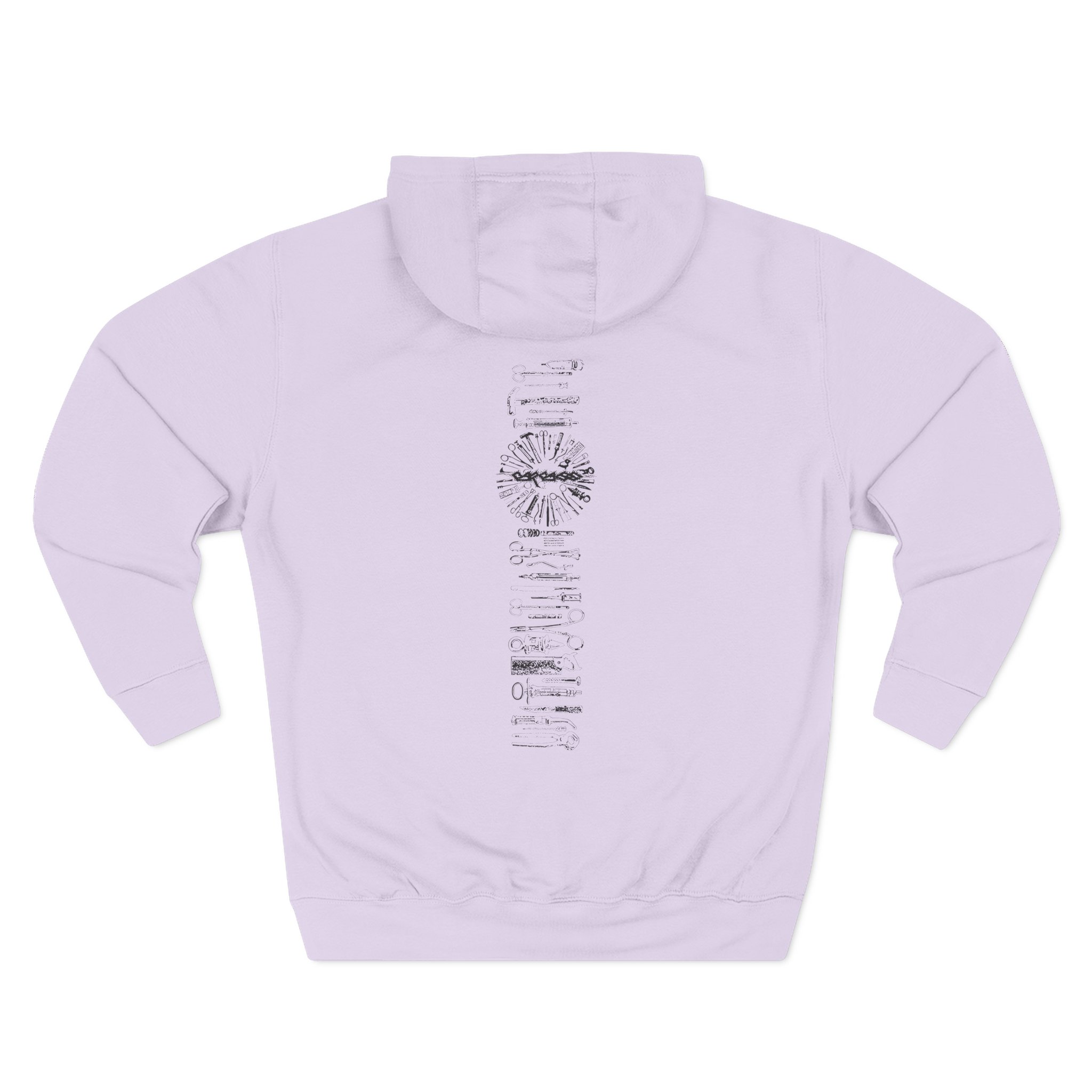 Carcass Three-Panel Fleece Hoodie - Image 14