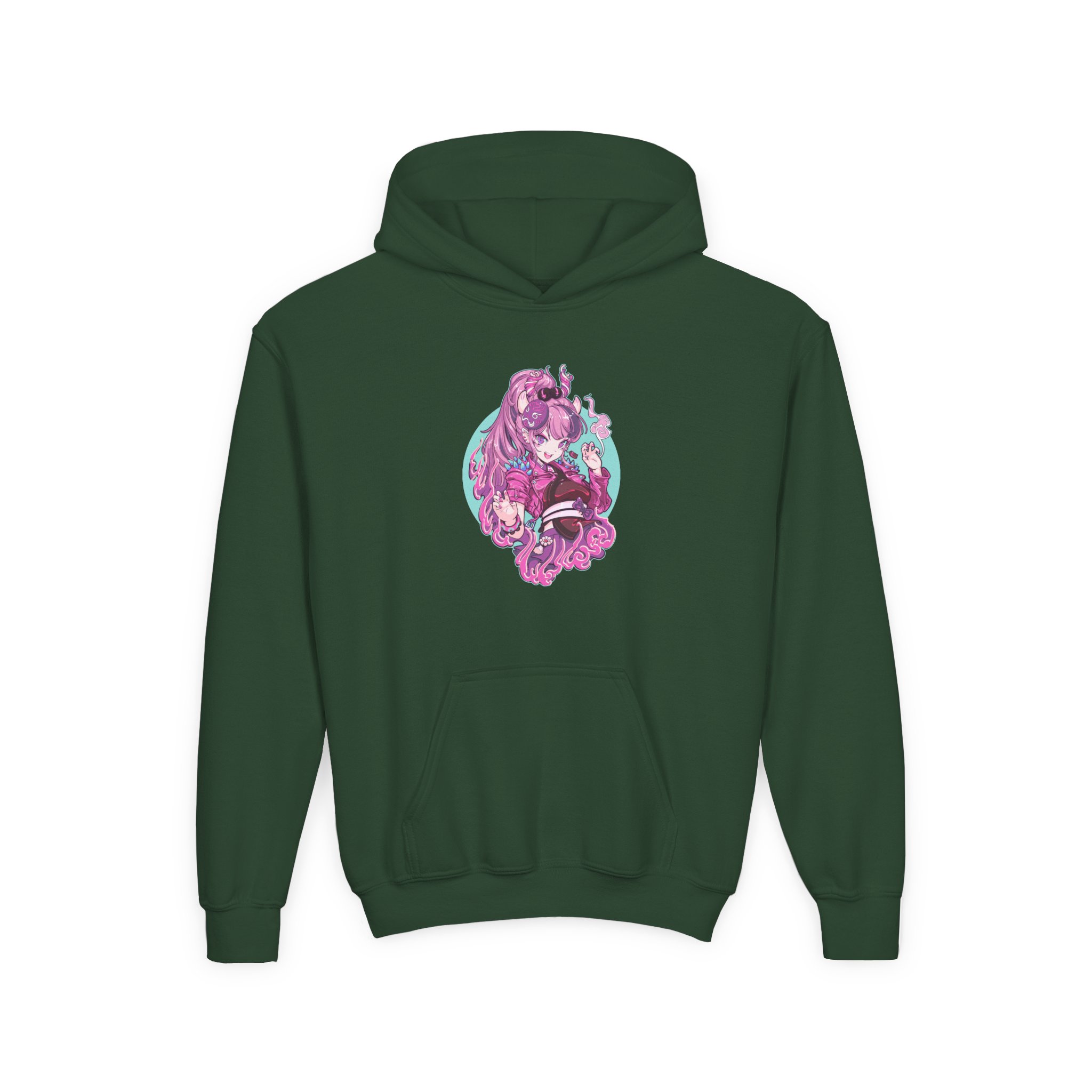 Ironmouse × Invasion Club Youth Heavy Blend Hooded Sweatshirt - Image 5