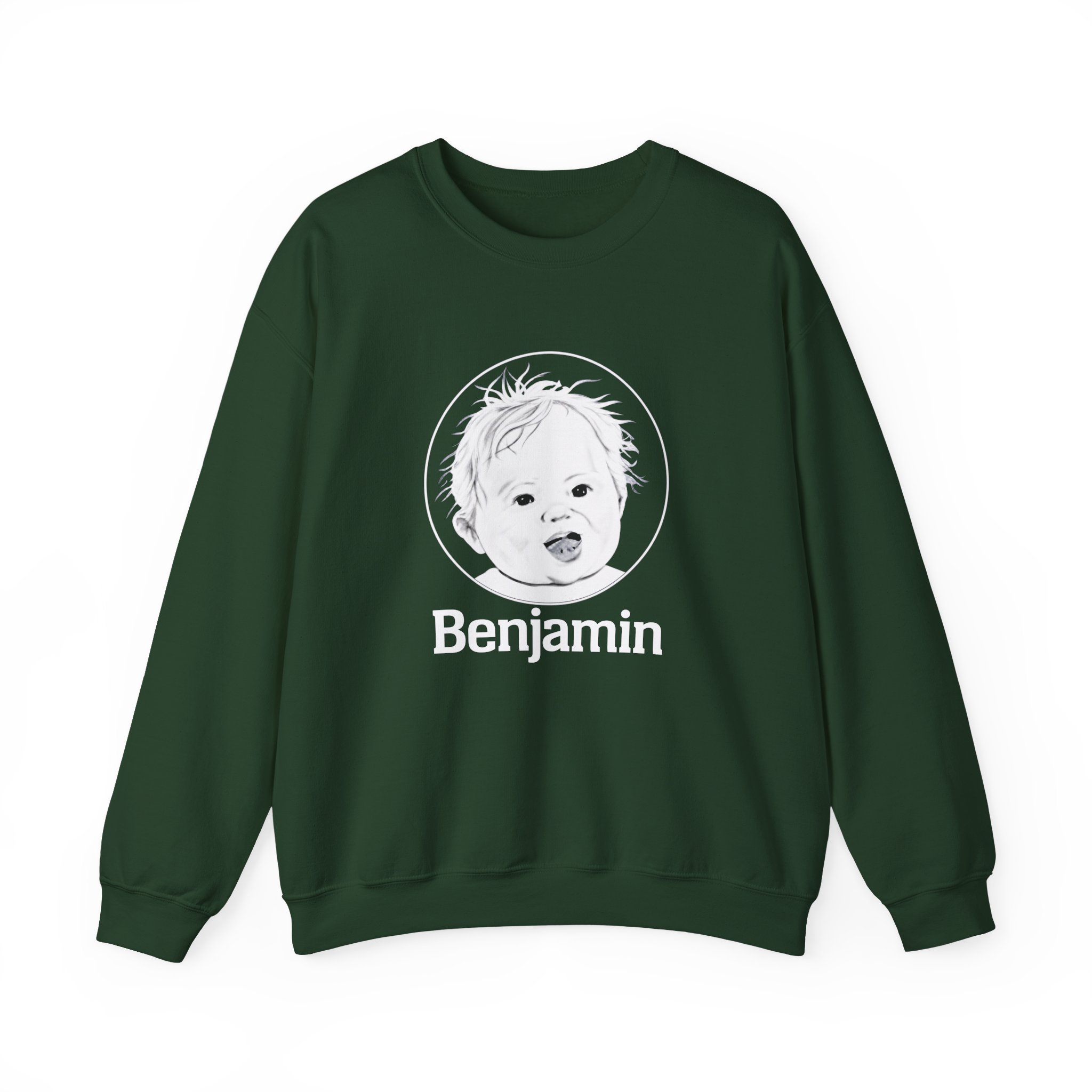 Garrett Watts Baby Benjamin Unisex Heavy Blend™ Crewneck Sweatshirt - Image 11