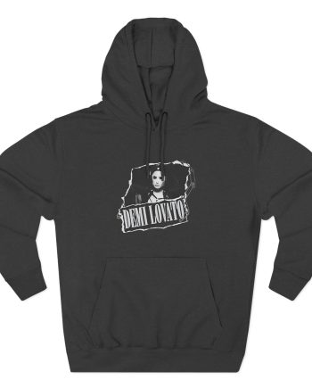 D L Ripped Photo Three-Panel Fleece Hoodie