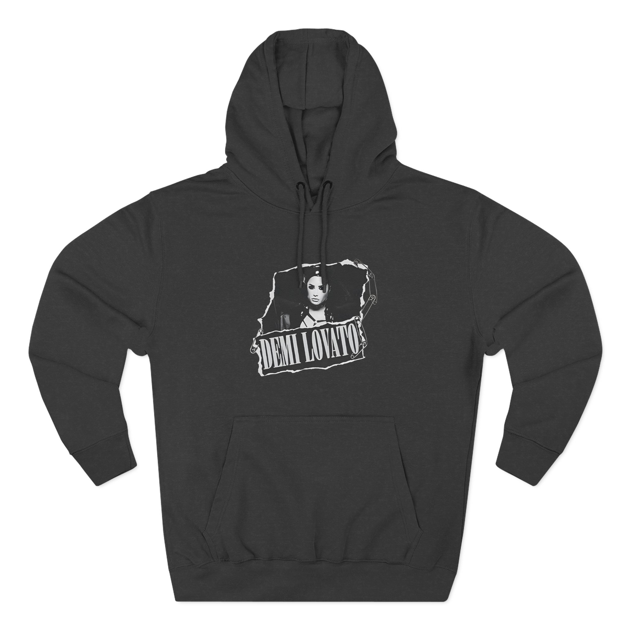 D L Ripped Photo Three-Panel Fleece Hoodie