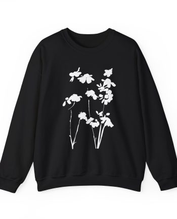 AG petal blurred flowers Unisex Heavy Blend™ Crewneck Sweatshirt