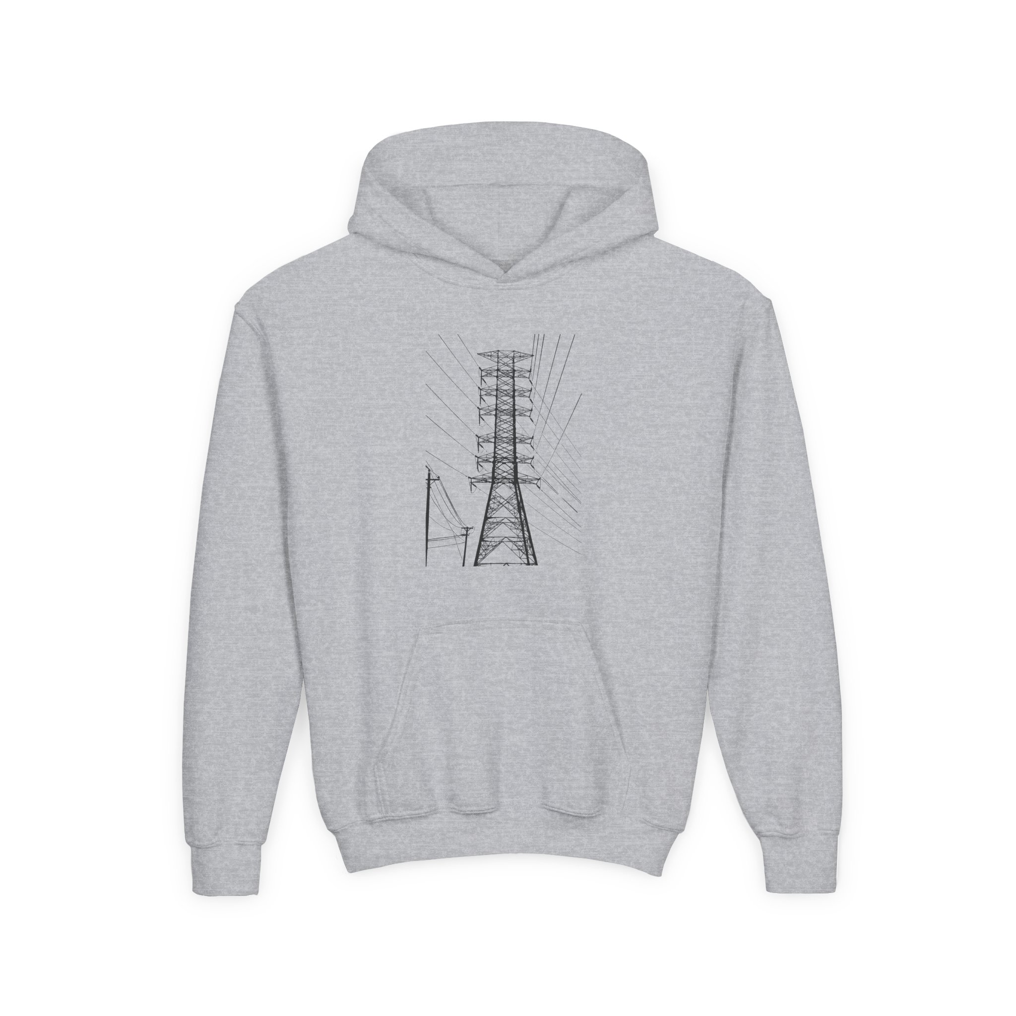 Youth Ethel Cain Pylon Heavy Blend Hooded Sweatshirt - Image 3
