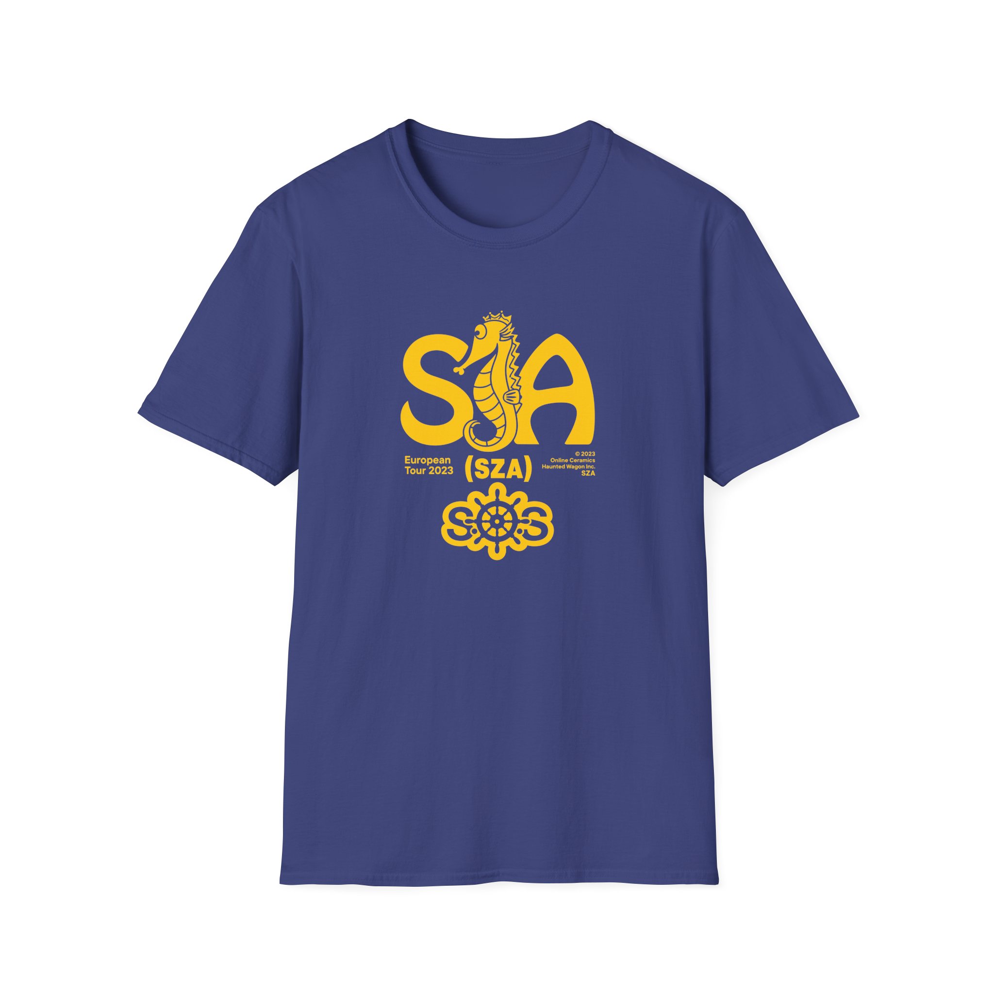 Sza Sos Seahouse Tour Unisex Softstyle T-Shirt - Image 11